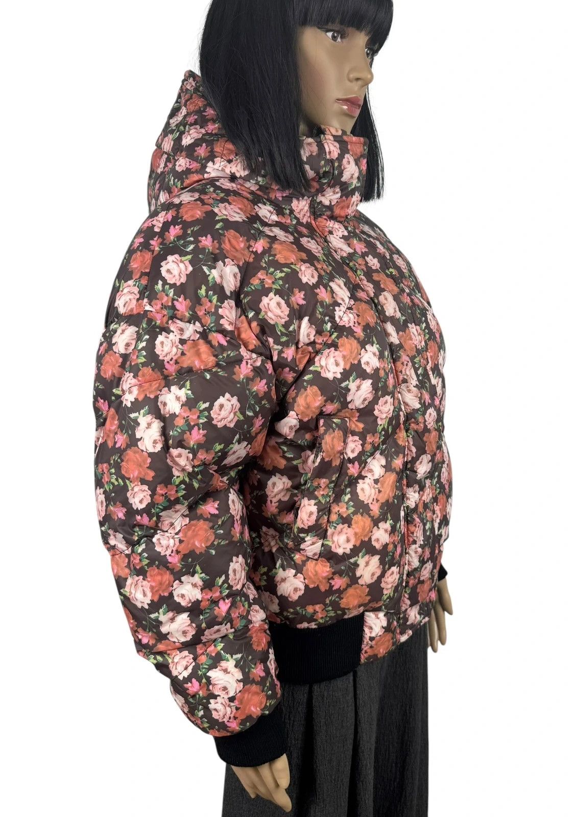 The Kooples The Kooples Down Puffer Jacket Full Printed Floral size 1 Size S / US 4 / IT 40 - 3 Thumbnail