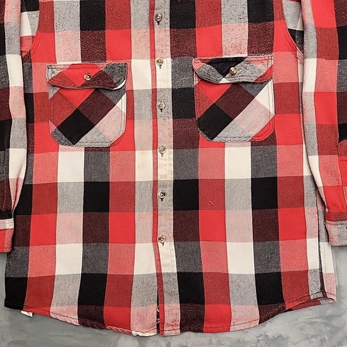 Lumberjack VINTAGE Field Stream Shirt Men Large Red Buffalo Plaid Flannel Lumberjack Casual Size US L / EU 52-54 / 3 - 2 Thumbnail