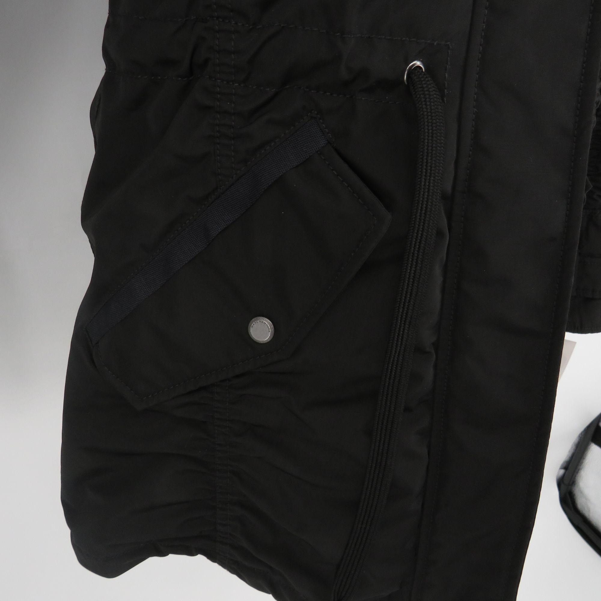 Other Marc New York Black Hooded Jacket W/ Faux Fur Collar Womens Size XS / US 0-2 / IT 36-38 - 4 Thumbnail
