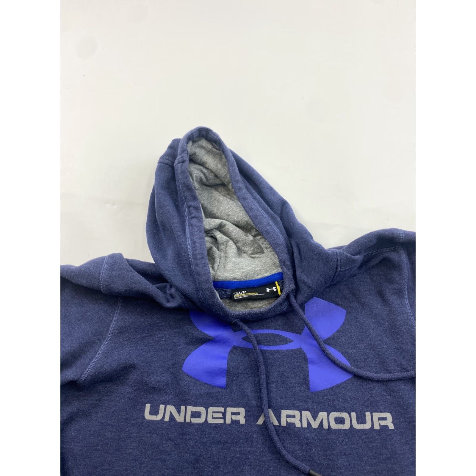 Under Armour Under Armour Hoodie Sweatshirt Men’s Small Blue Loose Fit Pullover Hooded Knit Logo Size US S / EU 44-46 / 1 - 2 Thumbnail