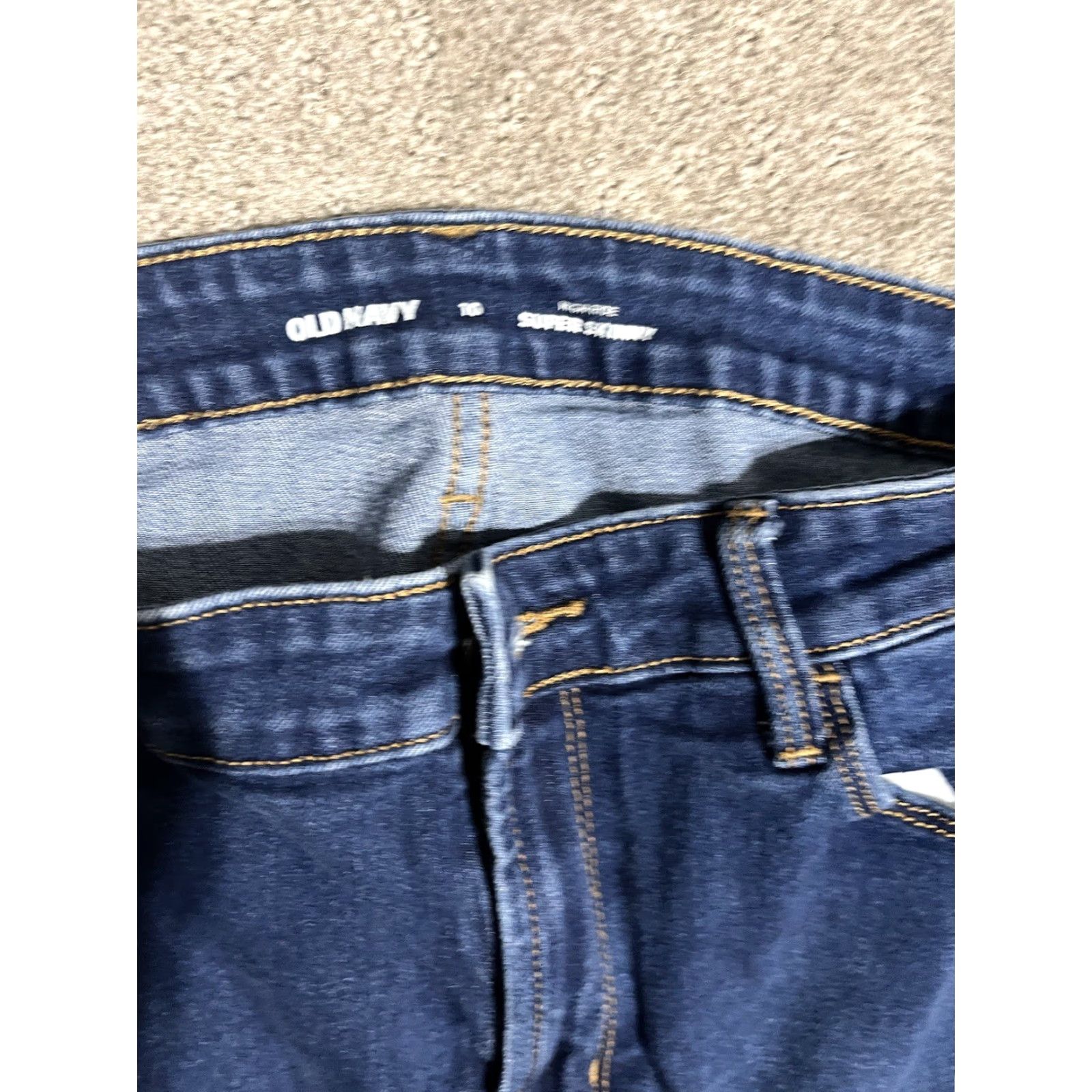 Old Navy Old Navy Womens Super Skinny Jeans Size 10 Regular Hi rise Slim Skinny Jeans Womens Size 32" / US 10 / IT 46 - 5 Thumbnail