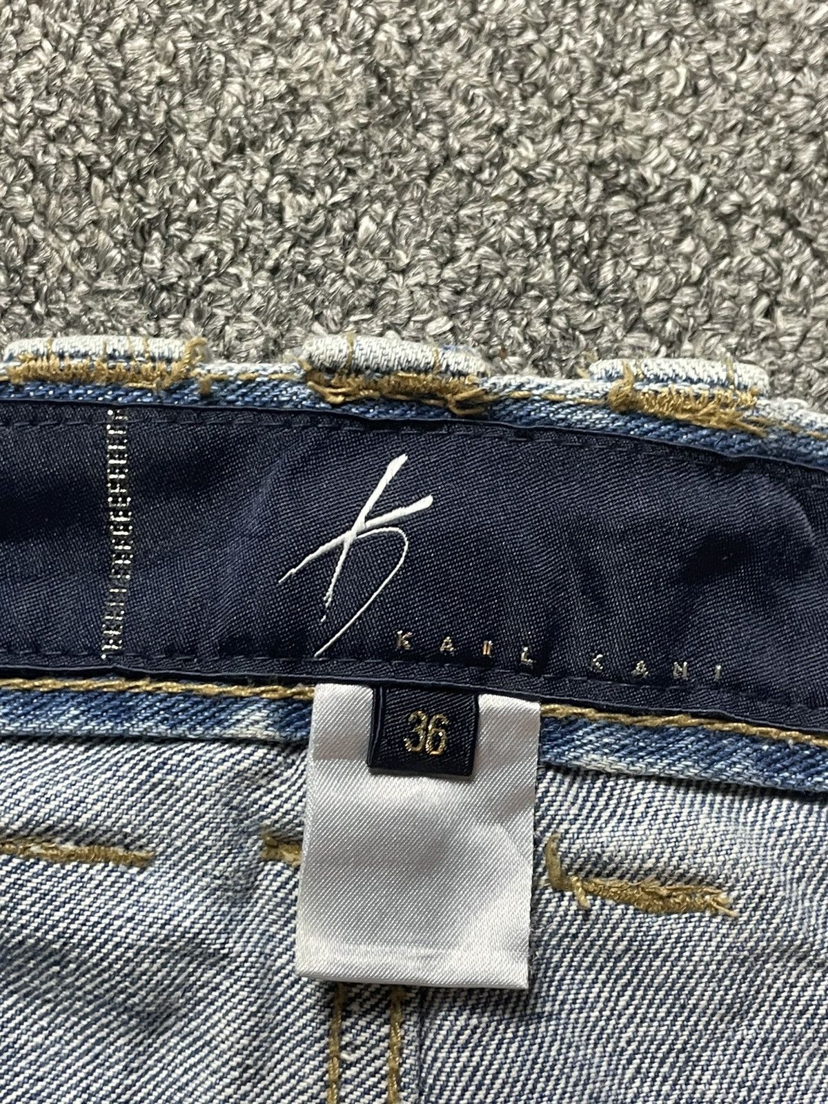 Karl Kani × Vintage Vintage KARL KANI Distressed Denim Ripped Jeans (111) Size US 37 - 7 Thumbnail