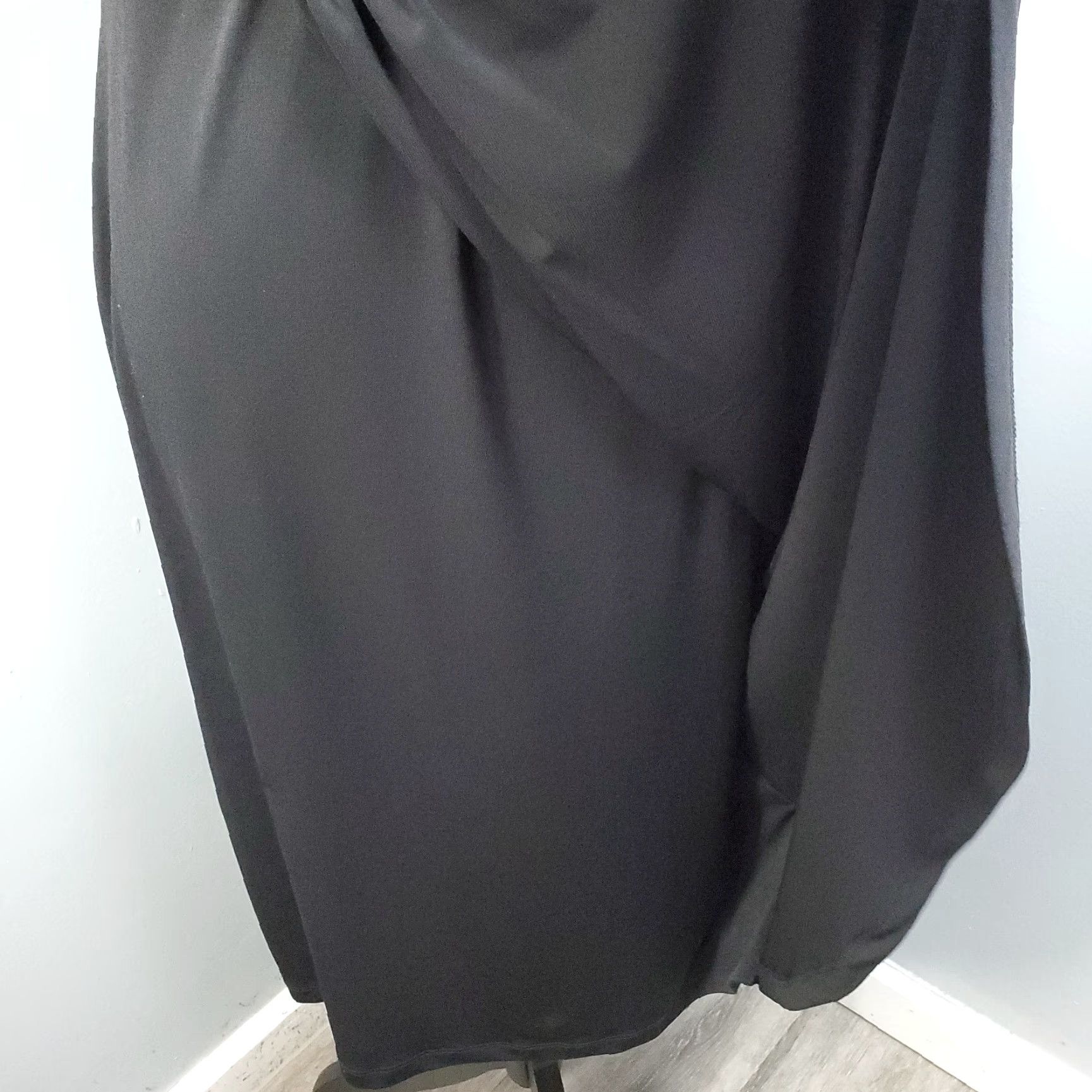 Vintage Connected Apparel Bodycon Dress Womens Size 14 Black Tan Lace Pleated Round Neck Dress Size XL / US 12-14 / IT 48-50 - 6 Thumbnail
