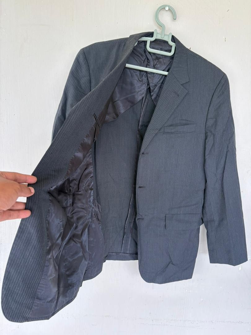 Yohji Yamamoto Vtg Yohji Yamamoto A.a.r Blazer Coat Stripe Design Size US M / EU 48-50 / 2 - 5 Thumbnail