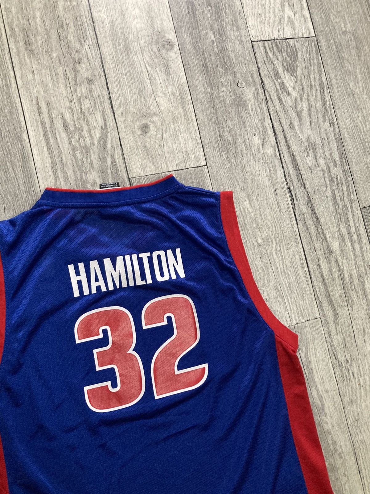 NBA × Reebok × Vintage Vintage Reebok Detroit pistons Hamilton Jersey S y2k 90’s Size US S / EU 44-46 / 1 - 7 Thumbnail
