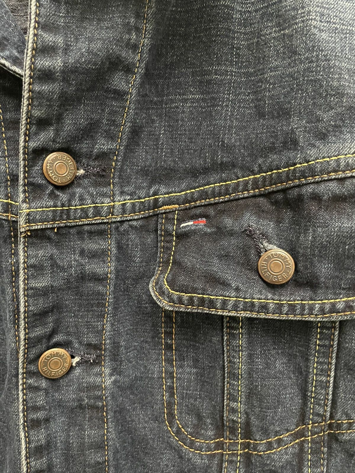 Wrangler Vintage Blue Denim Tommy Hilfiger Trucker Jacket Y2K Levis Size US M / EU 48-50 / 2 - 4 Thumbnail