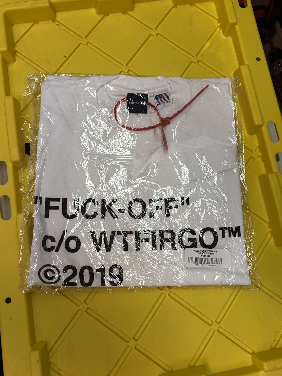 Freshjive “Fuck Off” tee WTFIRGO 2019 Size US L / EU 52-54 / 3 - 1 Thumbnail