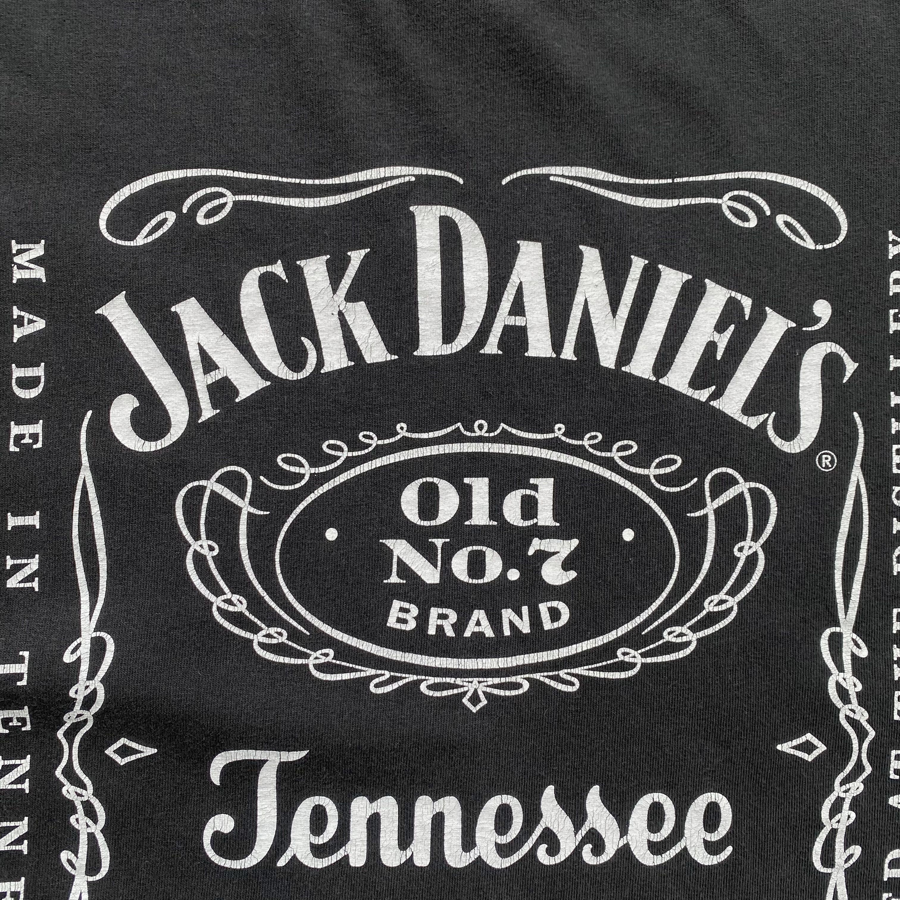 Vintage 🥃 Vintage 90s Jack Daniels Old No.7 Whiskey promo tee Size US L / EU 52-54 / 3 - 5 Thumbnail
