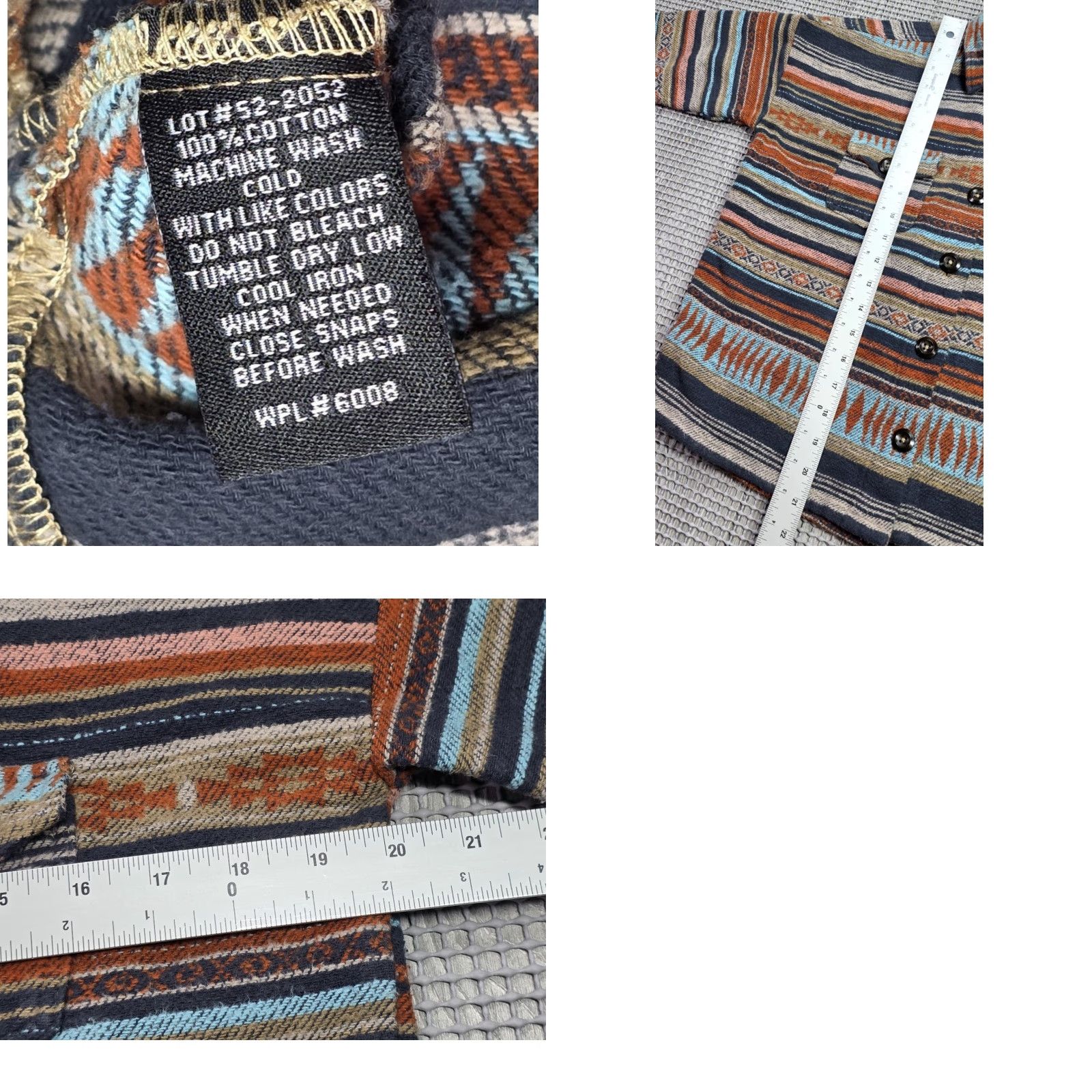Denime Rock & Roll Shirt Jacket Multicolor Aztec S Rock & Roll Shirt Jacket Aztec Multicolor S Womens Size S / US 4 / IT 40 - 9 Thumbnail