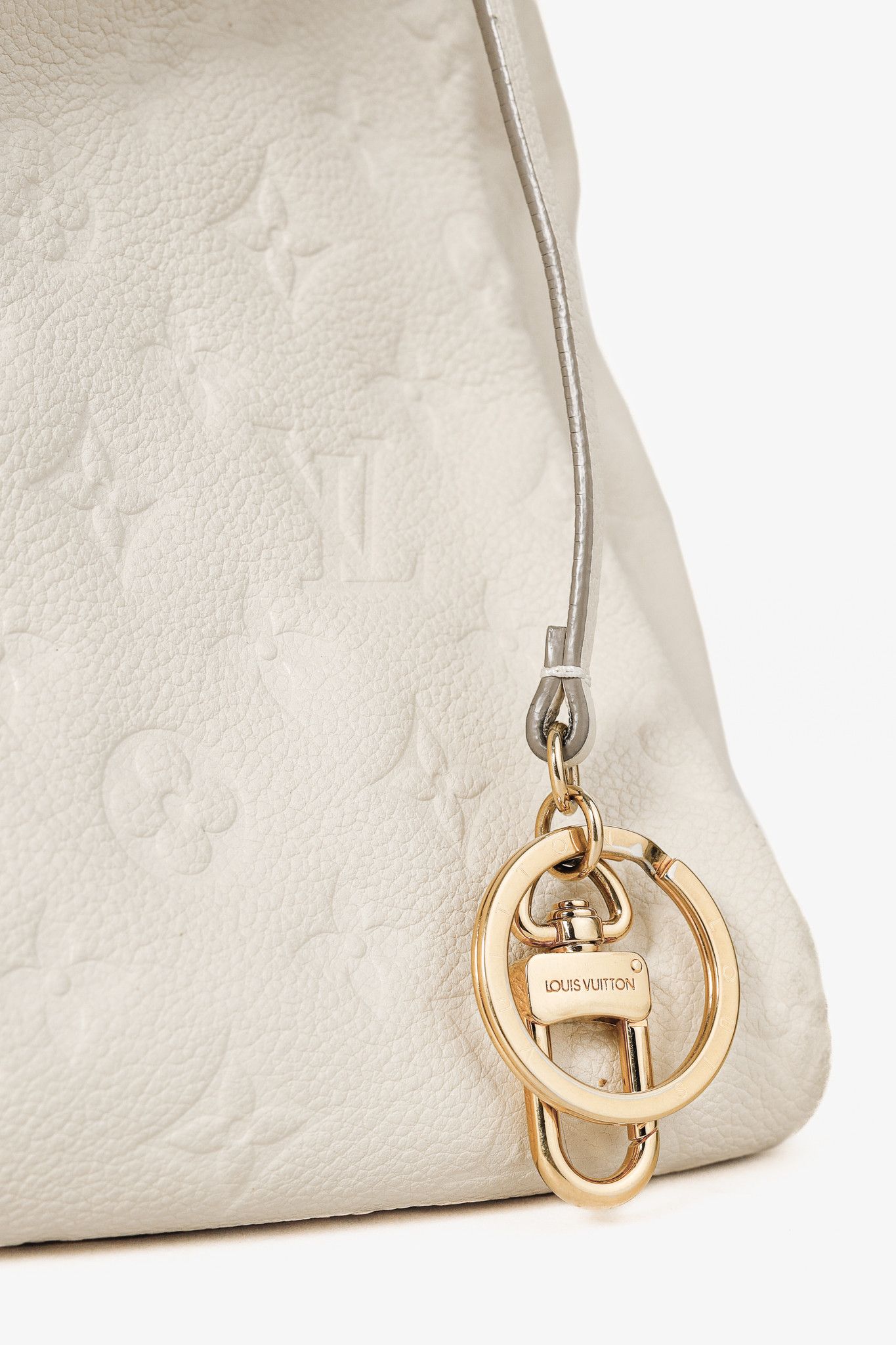 Louis Vuitton Louis Vuitton Artsy MM Creme Empreinte Leather Hobo Bag Size ONE SIZE - 9 Thumbnail