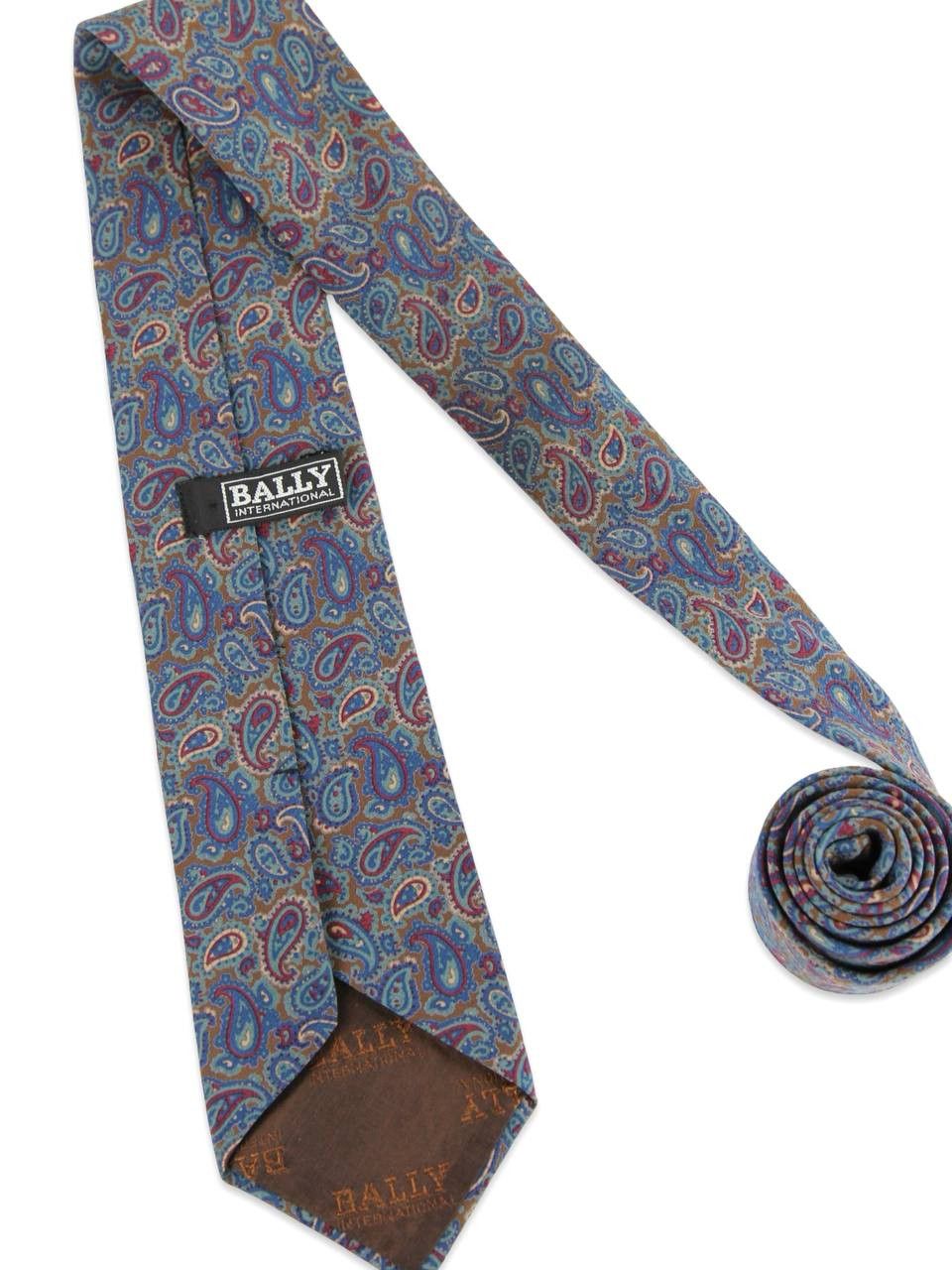 Bally BALLY Silk tie with pattern Size ONE SIZE - 2 Thumbnail