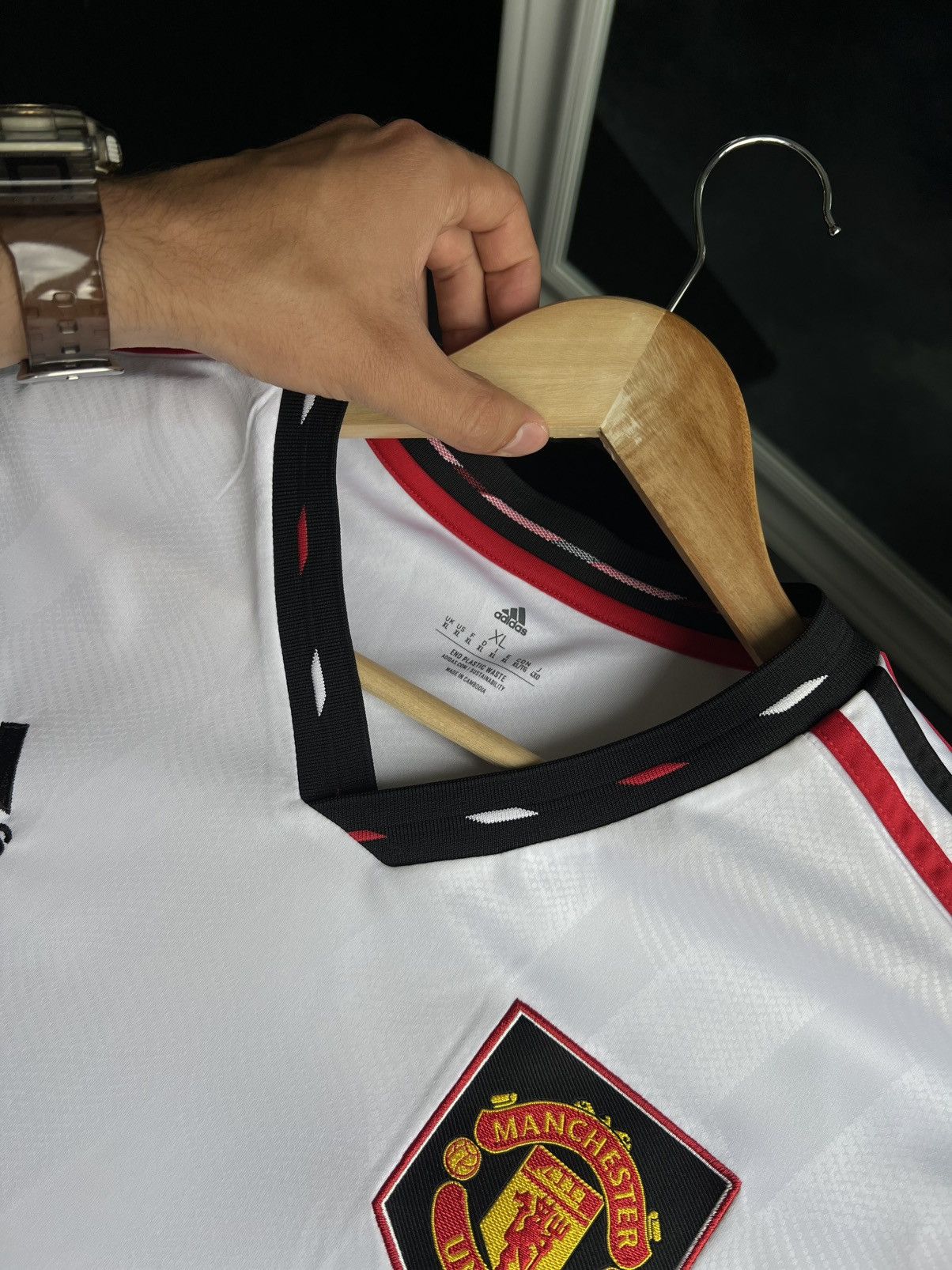 Adidas Man United 22/23 Away Shirt XL Adidas TeamViewer White Size US XL / EU 56 / 4 - 10 Thumbnail