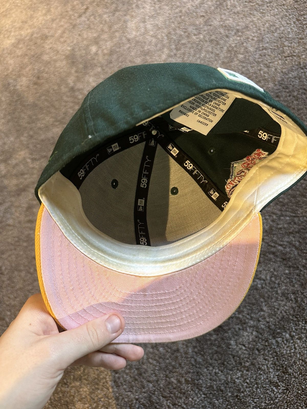 New Era Oakland A’s Fitter 7 3/8 Size ONE SIZE - 7 Thumbnail