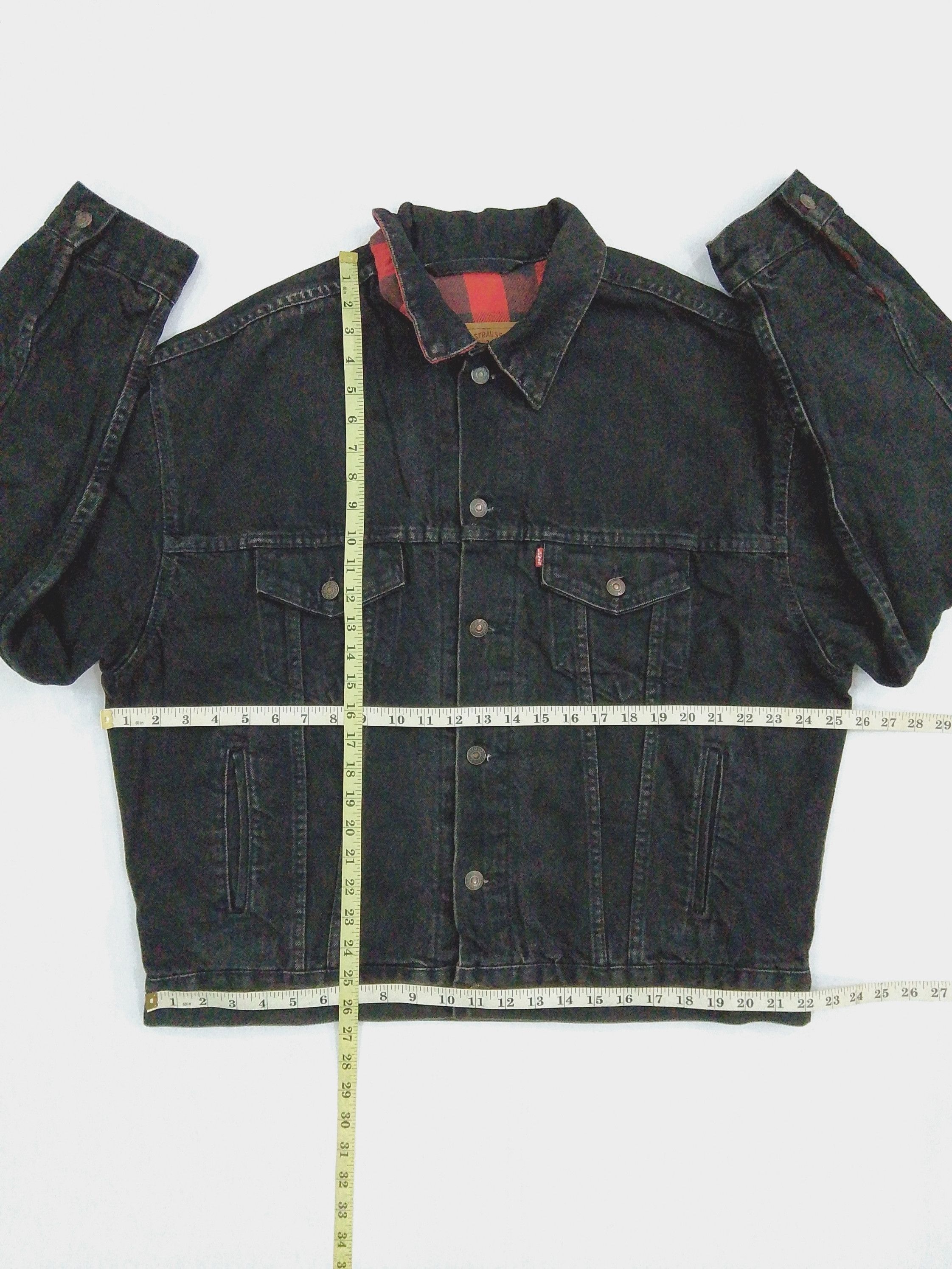 Levi's Vintage Levi’s 70417 Flannel Lined Denim Jacket USA Made Size US L / EU 52-54 / 3 - 22 Thumbnail
