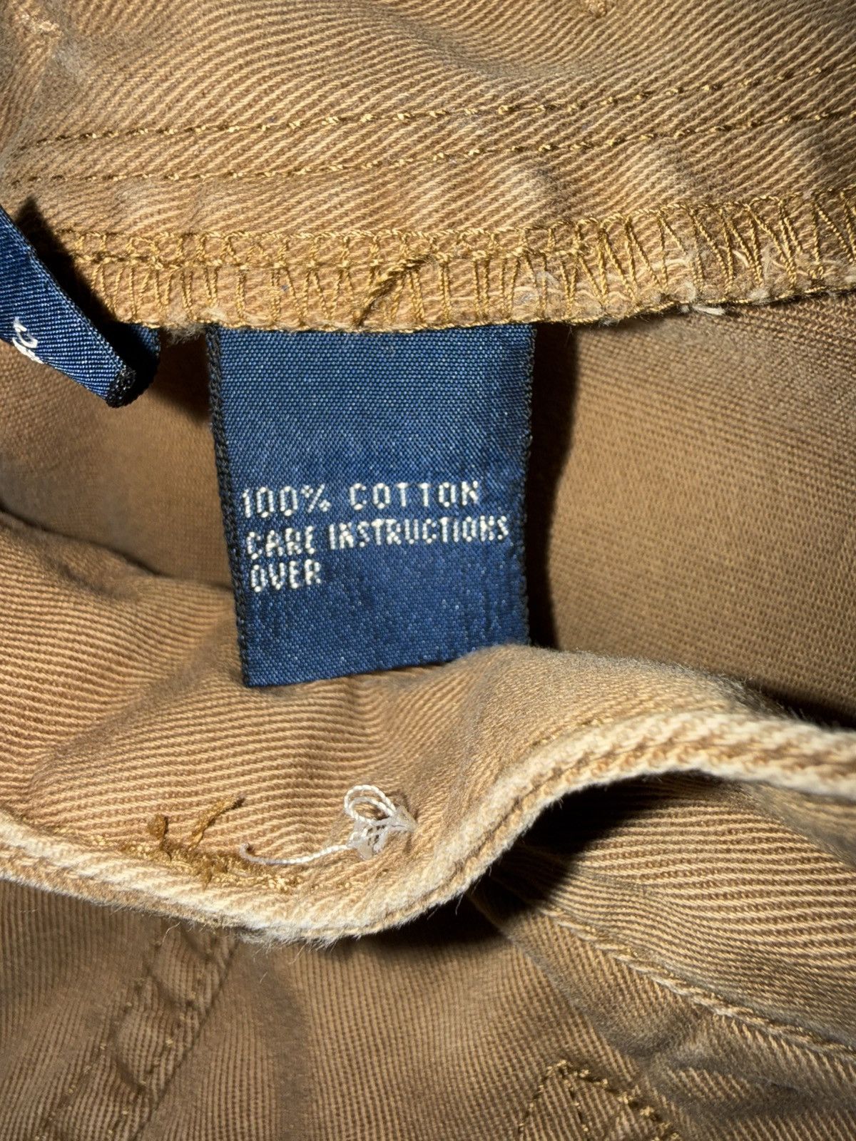 Polo Ralph Lauren Vintage Polo Ralph Lauren Cargo Pants Tan 31x32 Size US 31 - 7 Thumbnail