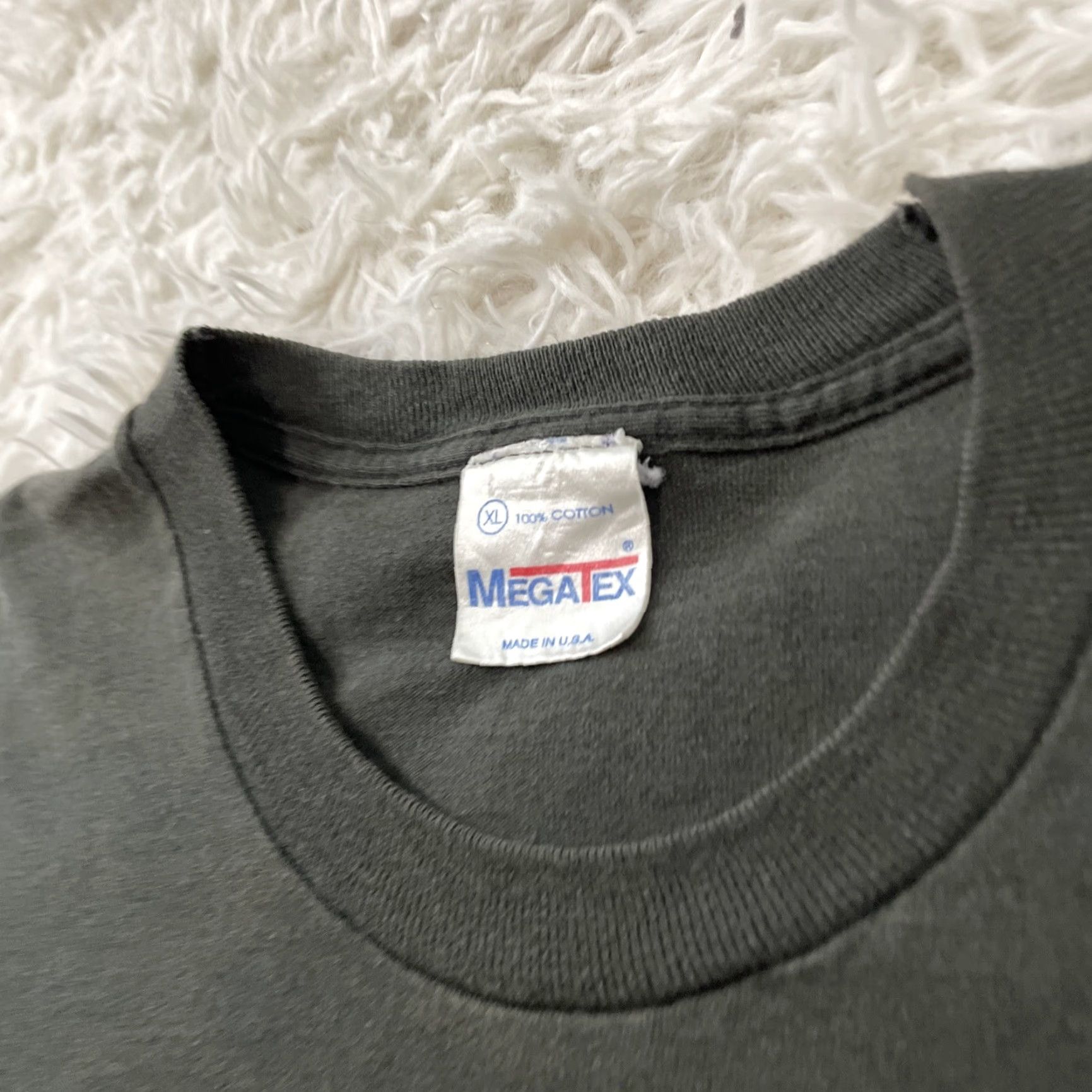 Vintage VINTAGE MegaTex Halloween 90s Single Stitch Shirt Men XL Black 3D Art Ghost Stitch Made USA United States Crew Neck Short Sleeve Cotton T-Shirt Size US XL / EU 56 / 4 - 4 Thumbnail