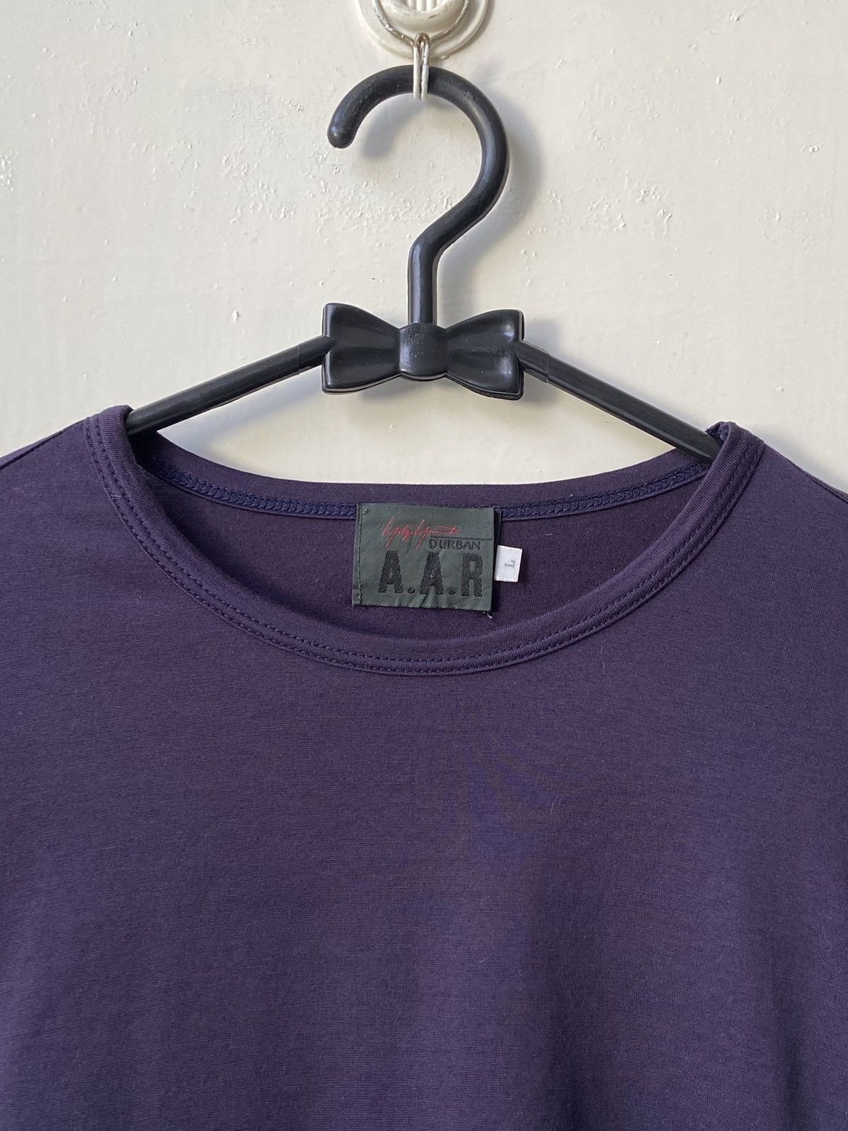 Designer A.A.R Yohji Yamamoto Purple Long Sleeve T-shirt Size US S / EU 44-46 / 1 - 12 Thumbnail