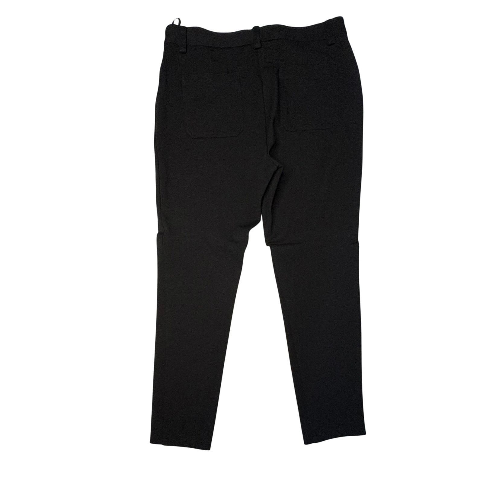 Calvin Klein Calvin Klein Ponte Skinny Jeans 10 Black Modern Stretch Knit Size 32" / US 10 / IT 46 - 8 Thumbnail
