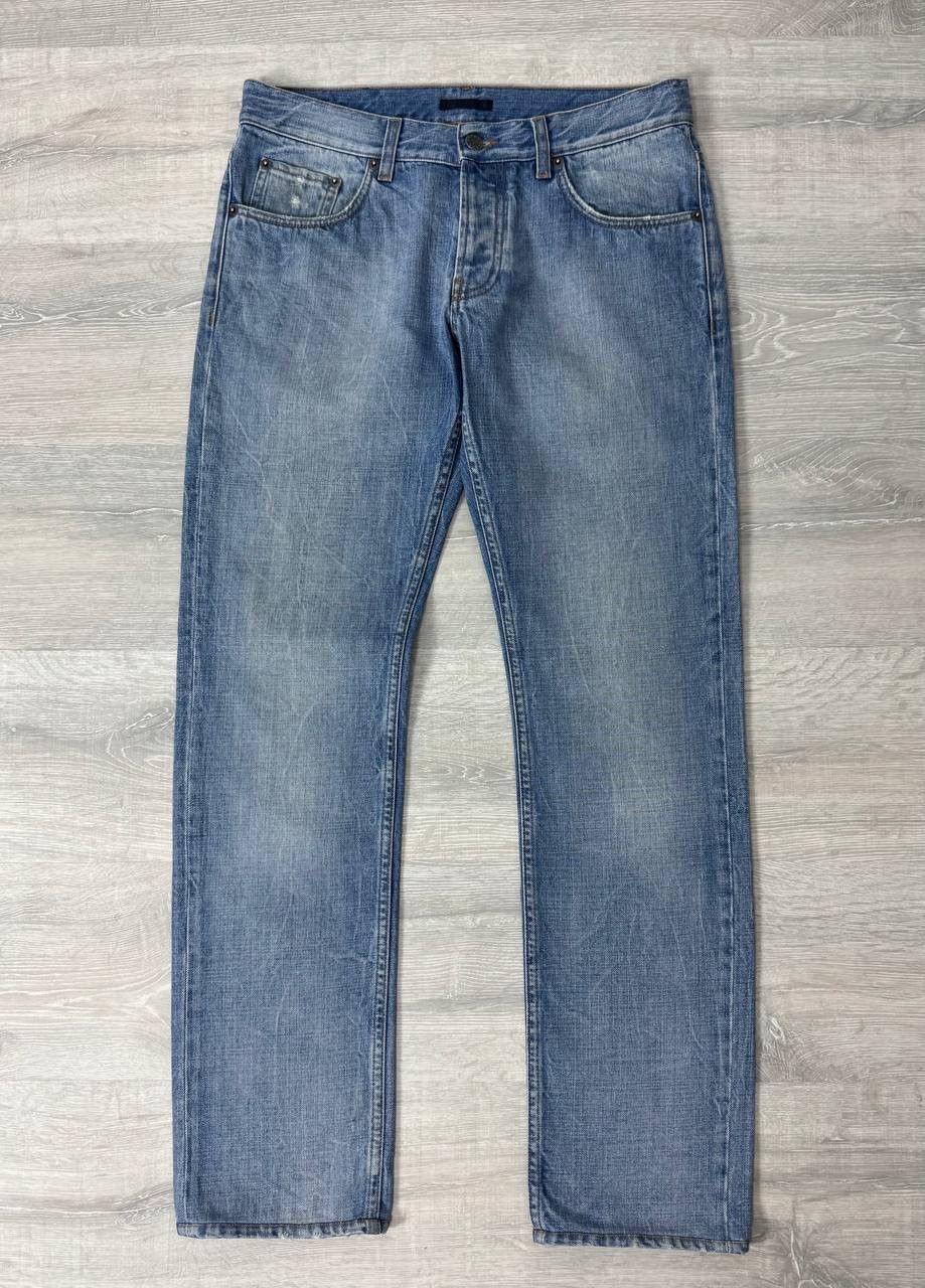 Prada Prada Blue Washed Denim Jeans Size US 31 - 1 Thumbnail