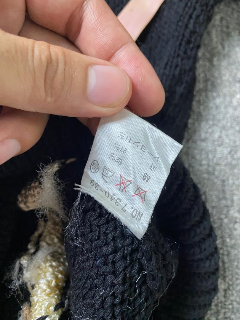 Japanese Brand JOCONDE Brand Colourful Knitwear with Puffs (192) Size XS / US 0-2 / IT 36-38 - 4 Thumbnail