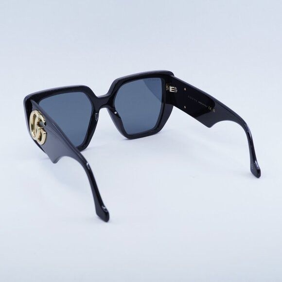 Gucci Gucci GG0956S 003 Sunglasses Black Square Frame, Grey Lenses Size ONE SIZE - 12 Thumbnail