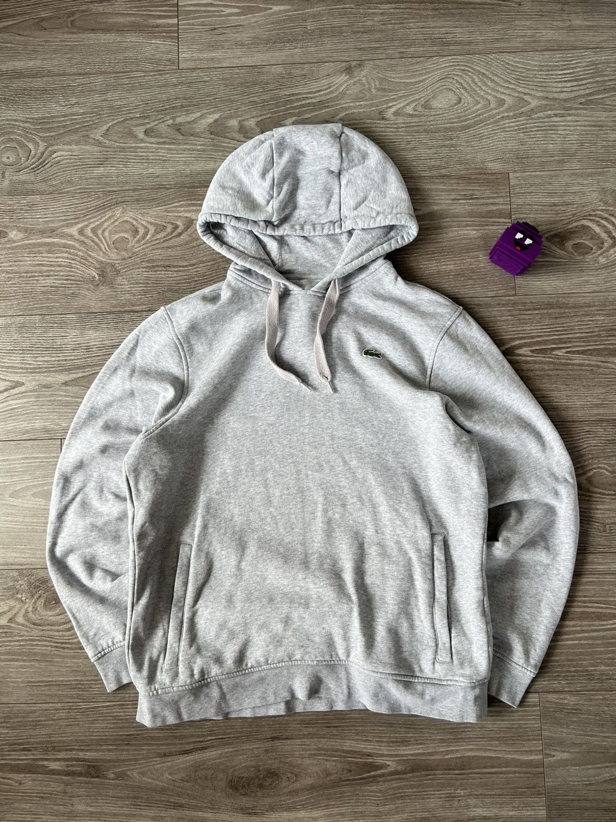 Lacoste Lacoste Casual Streetwear Sport Y2k Drip Gray Hoodie Size US L / EU 52-54 / 3 - 2 Thumbnail