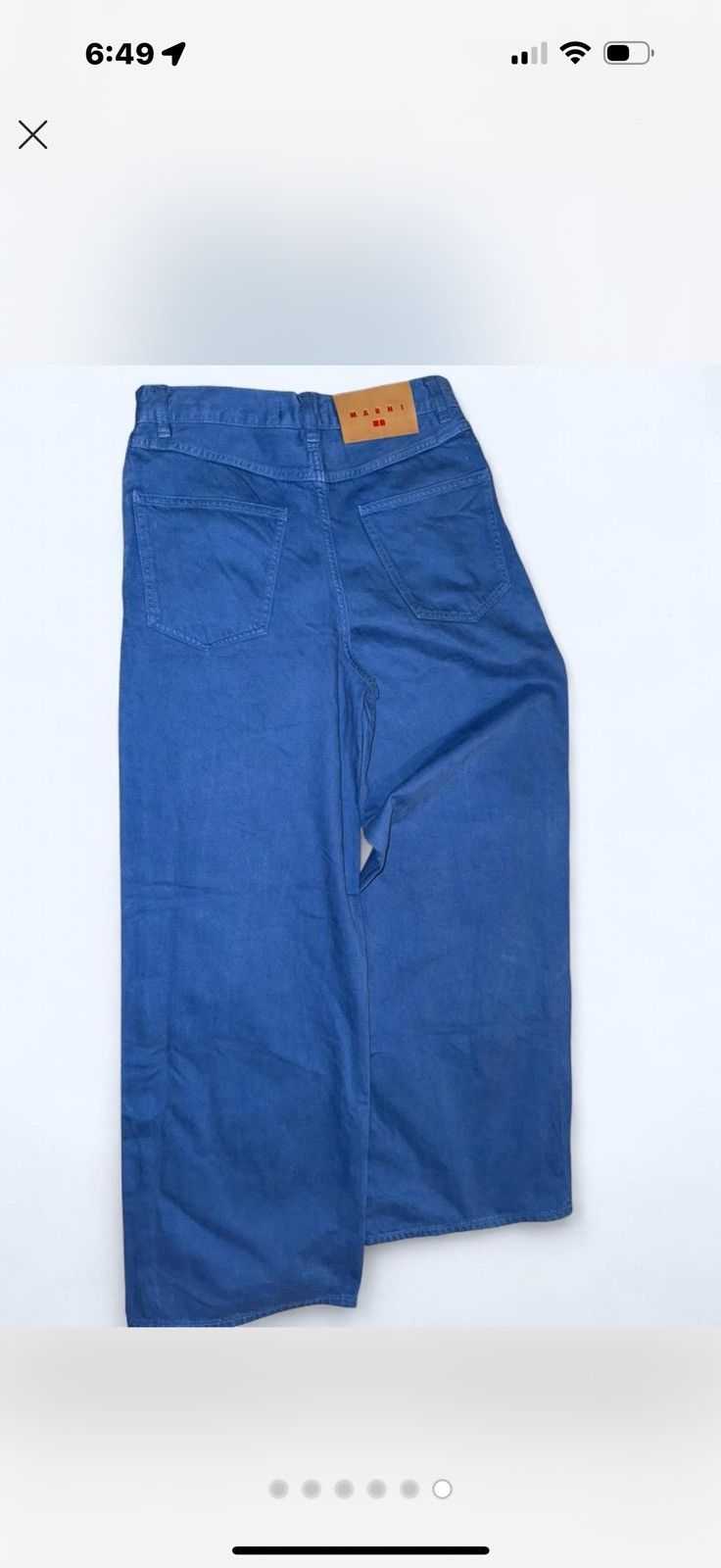 Marni × Uniqlo MARNI X UNIQLO BLUE DENIM SIZE SMALL Size US 28 / EU 44 - 2 Thumbnail
