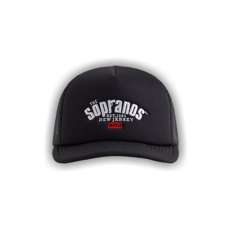 Kith Kith For The Sopranos Nolan Trucker Cap Snapback 'Black' Hat Size ONE SIZE - 1 Thumbnail