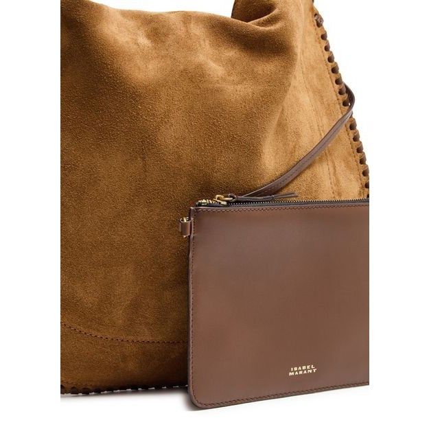 Isabel Marant Isabel Marant Oskan Soft Folk Brown Suede Shoulder Bag New A Size ONE SIZE - 6 Thumbnail