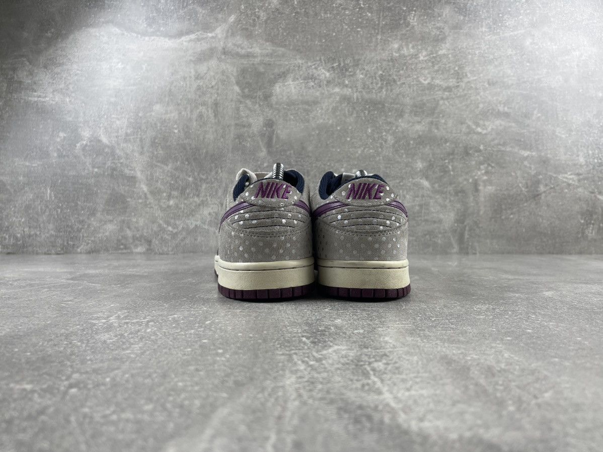 Nike × Vintage Nike Dunks Leather Sneaker Dot Purple Shoes 2009 Size US 9 / IT 39 - 6 Thumbnail