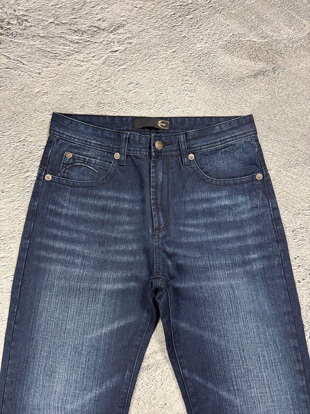 Just Cavalli Just Cavalli Jeans Embroidery dark navy blue Size US 31 - 5 Thumbnail