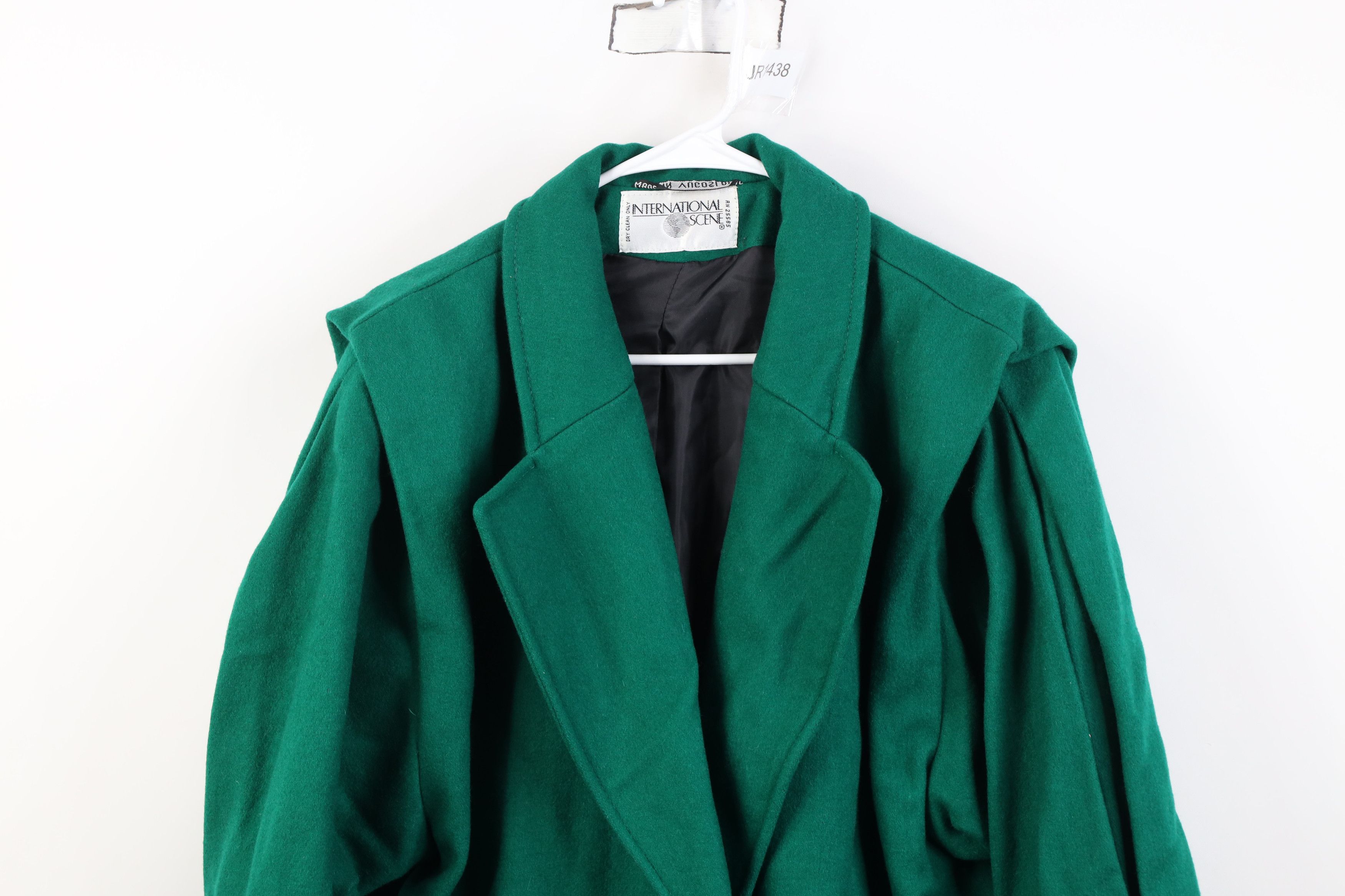 Vintage Vintage 90s Streetwear Overcoat Trench Coat Jacket Green Size M / US 6-8 / IT 42-44 - 2 Thumbnail