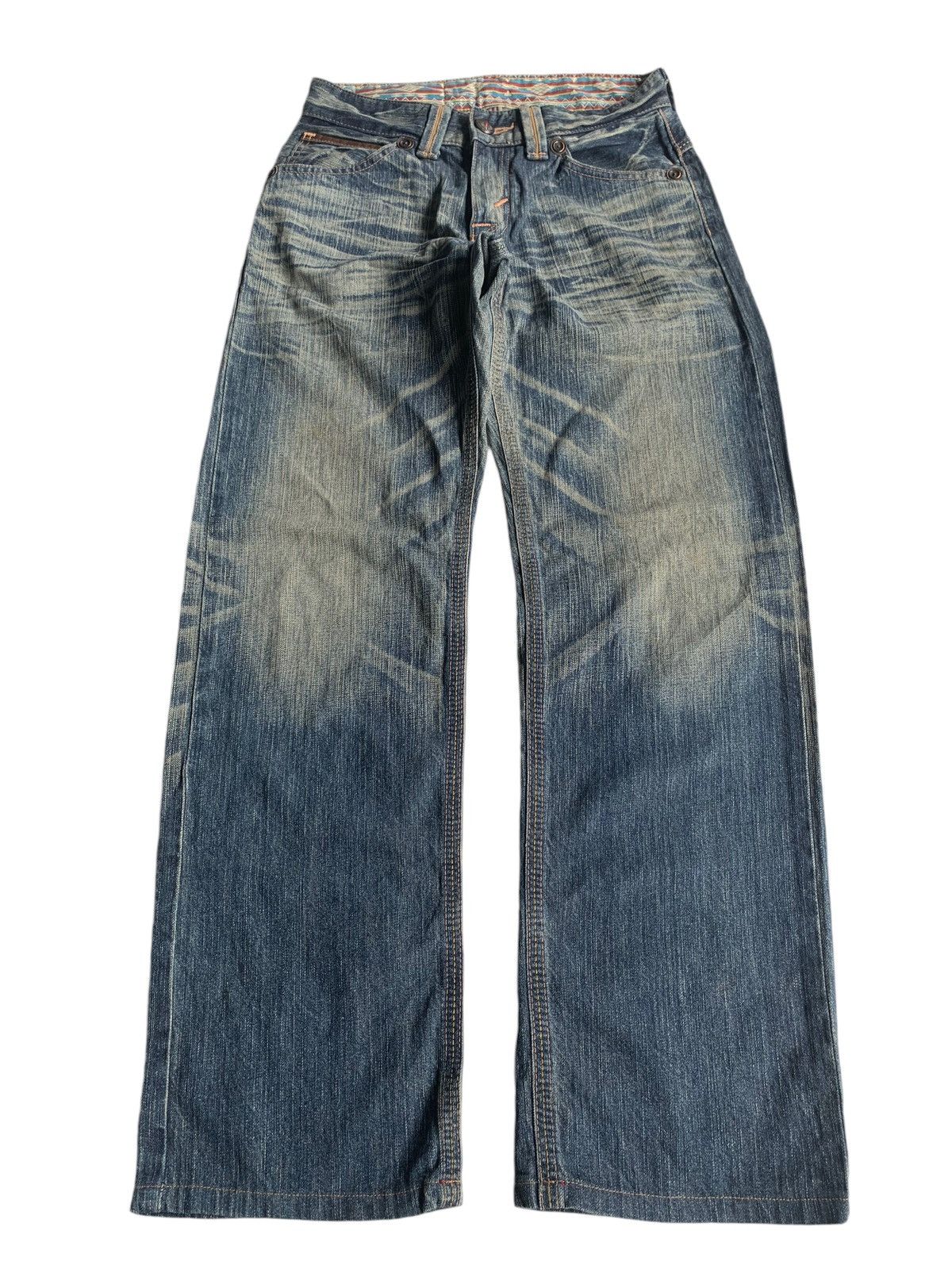 Edwin EDWIN XV MUDMAX HIPPIES STYLE FADED & RUSTY DISTRESSED DENIM Size US 28 / EU 44 - 2 Thumbnail