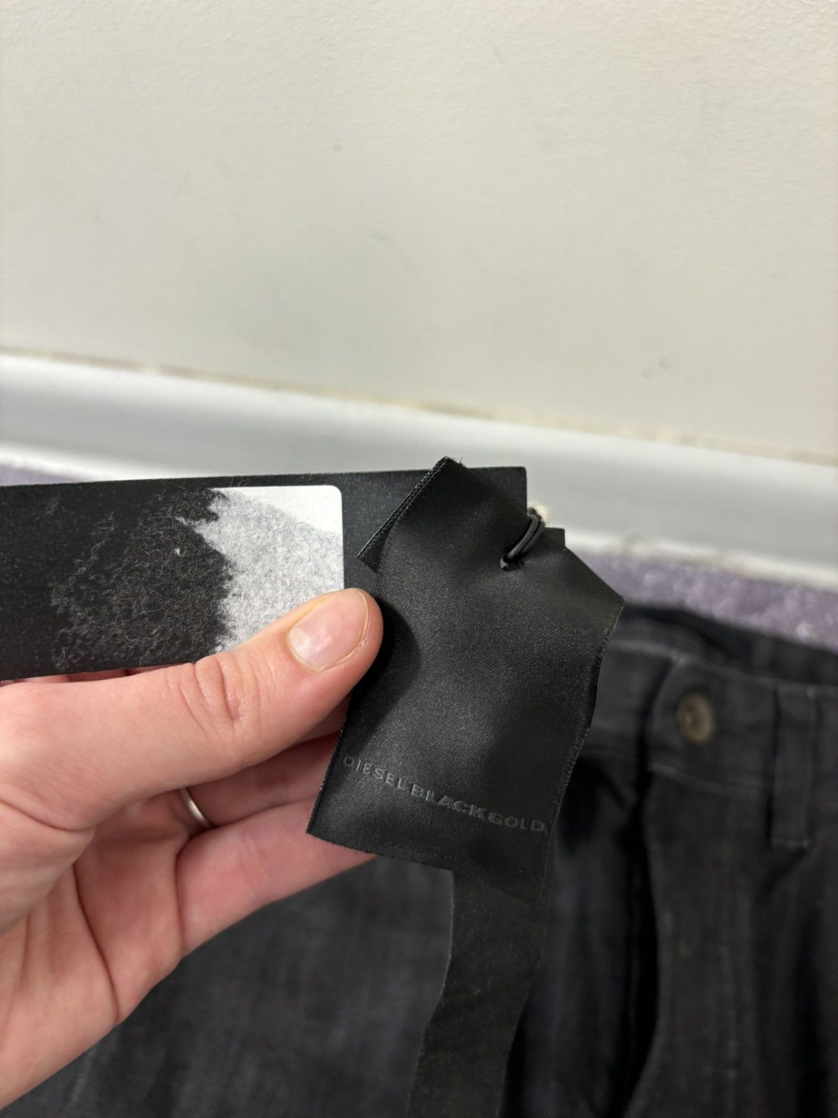 Diesel Black Gold Diesel Black Gold NWT Excess Black Straight Denim Jeans Size US 28 / EU 44 - 8 Thumbnail