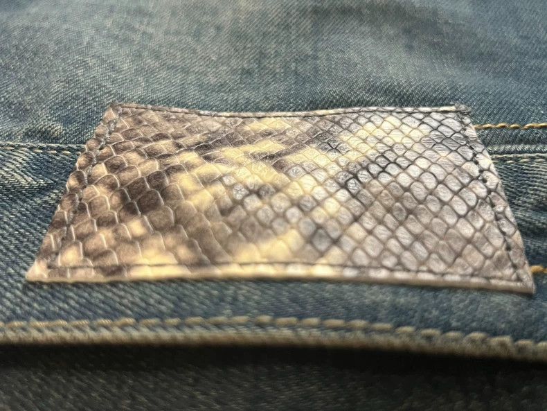 Visvim Visvim visvim Denim Jacket with Snake Skin Tag-2507 Size US L / EU 52-54 / 3 - 8 Thumbnail