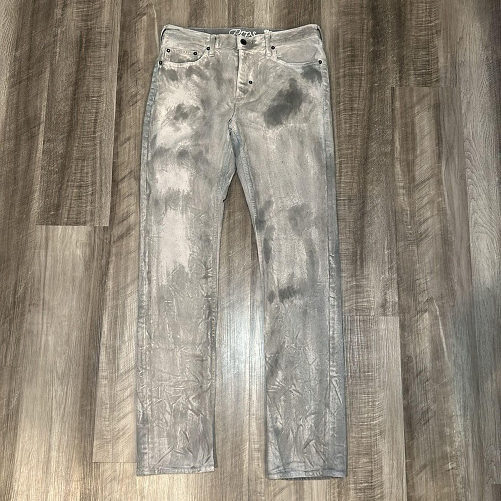 Prps PRPS Gray Washed Slim Jeans (NWOT) - 30 Size US 30 / EU 46 - 2 Thumbnail