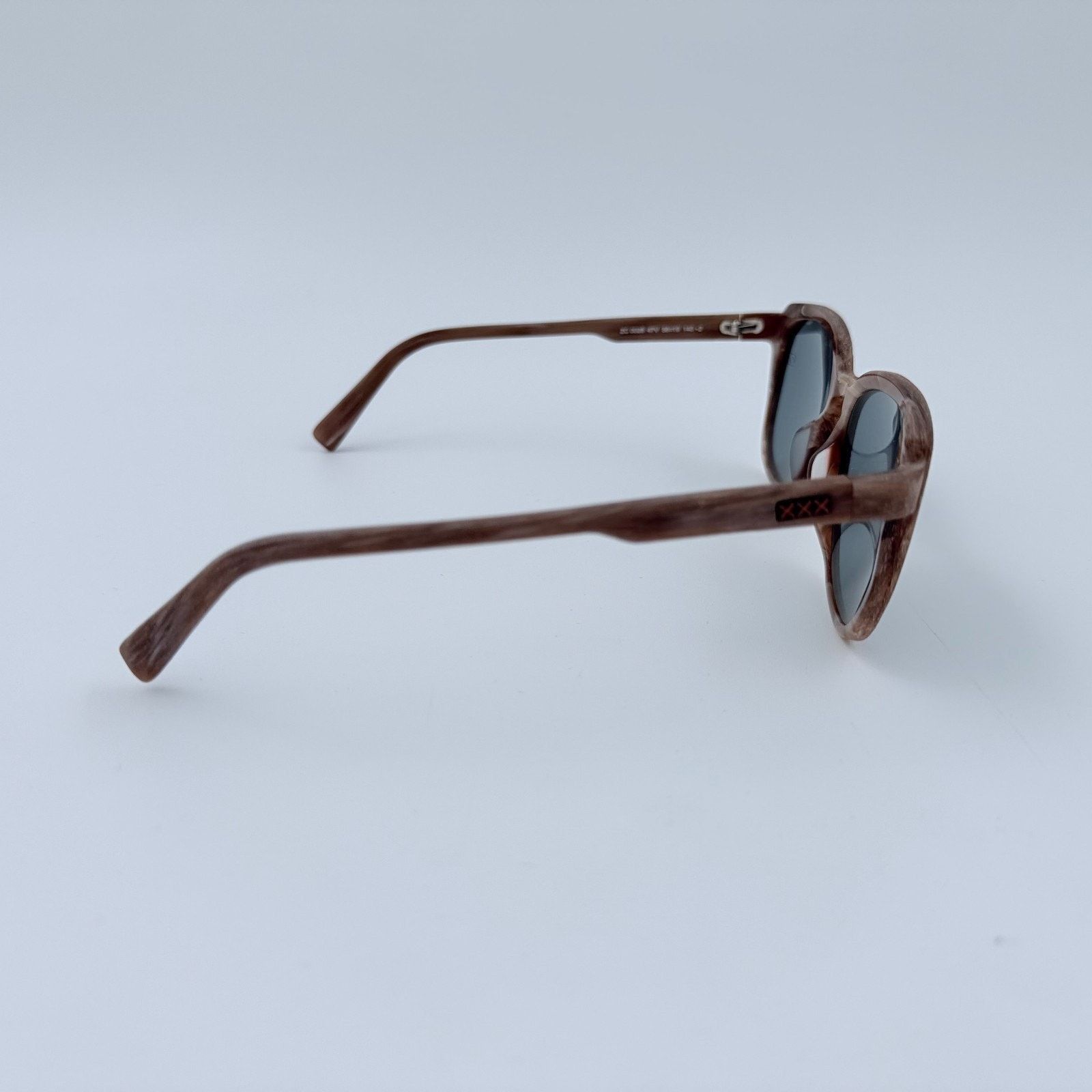 Ermenegildo Zegna NEW Ermenegildo Zegna Couture ZC0028 47V Wood Grain Size ONE SIZE - 5 Thumbnail