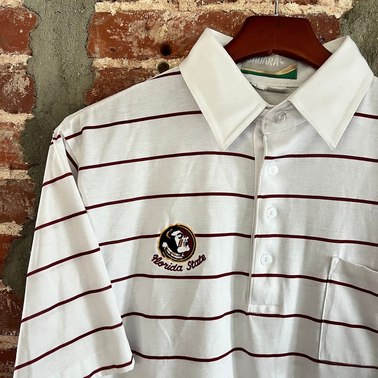 Vintage VTG 80s Florida State Seminoles Sahara Polo Shirt L 21x28 Size US L / EU 52-54 / 3 - 1 Thumbnail