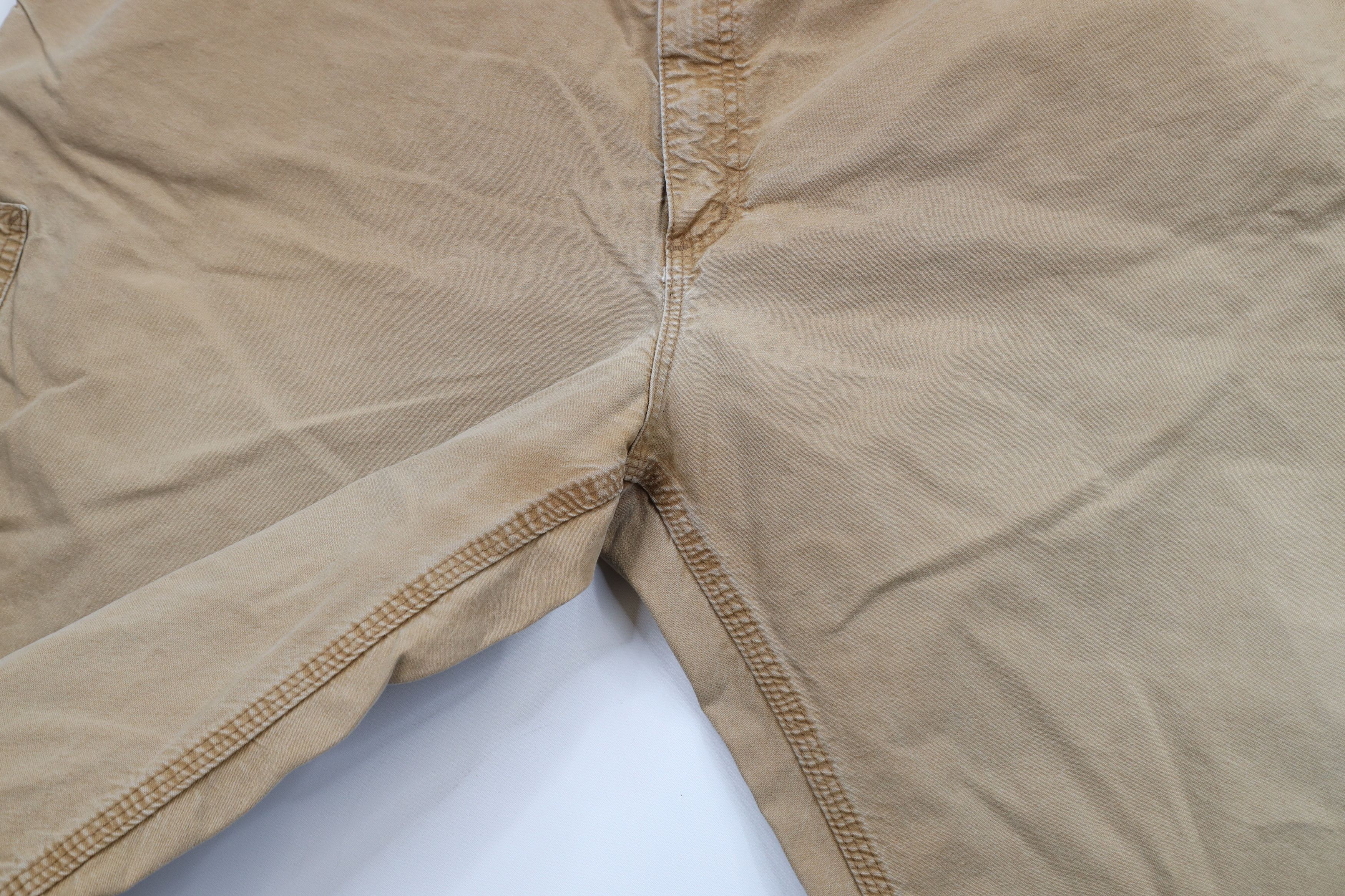 Carhartt × Vintage Vintage Carhartt Out Wide Leg Dungaree Pants Duck Brown Size US 44 / EU 60 - 7 Thumbnail