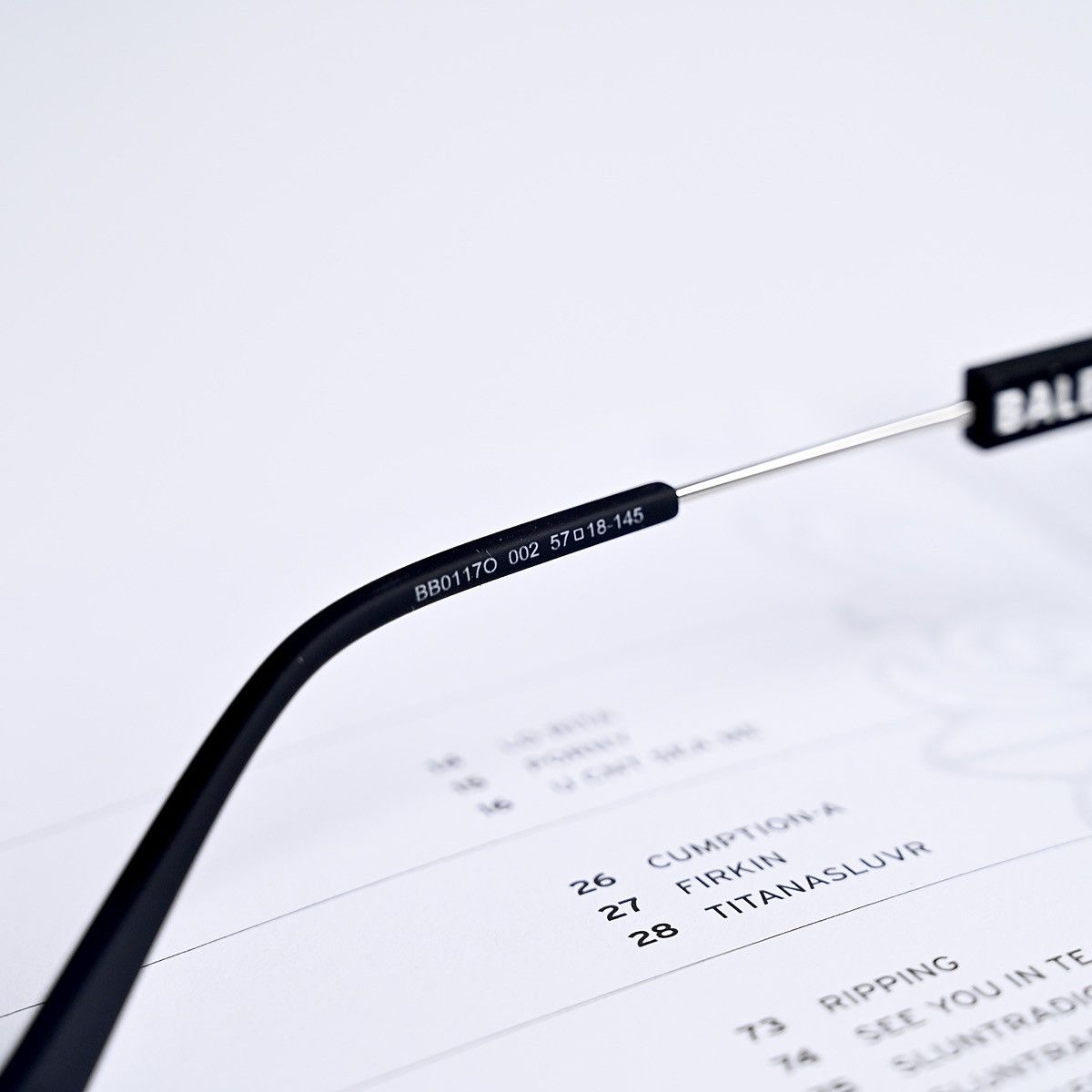 Balenciaga BALENCIAGA BB0117O 002 GLASSES Size ONE SIZE - 6 Thumbnail