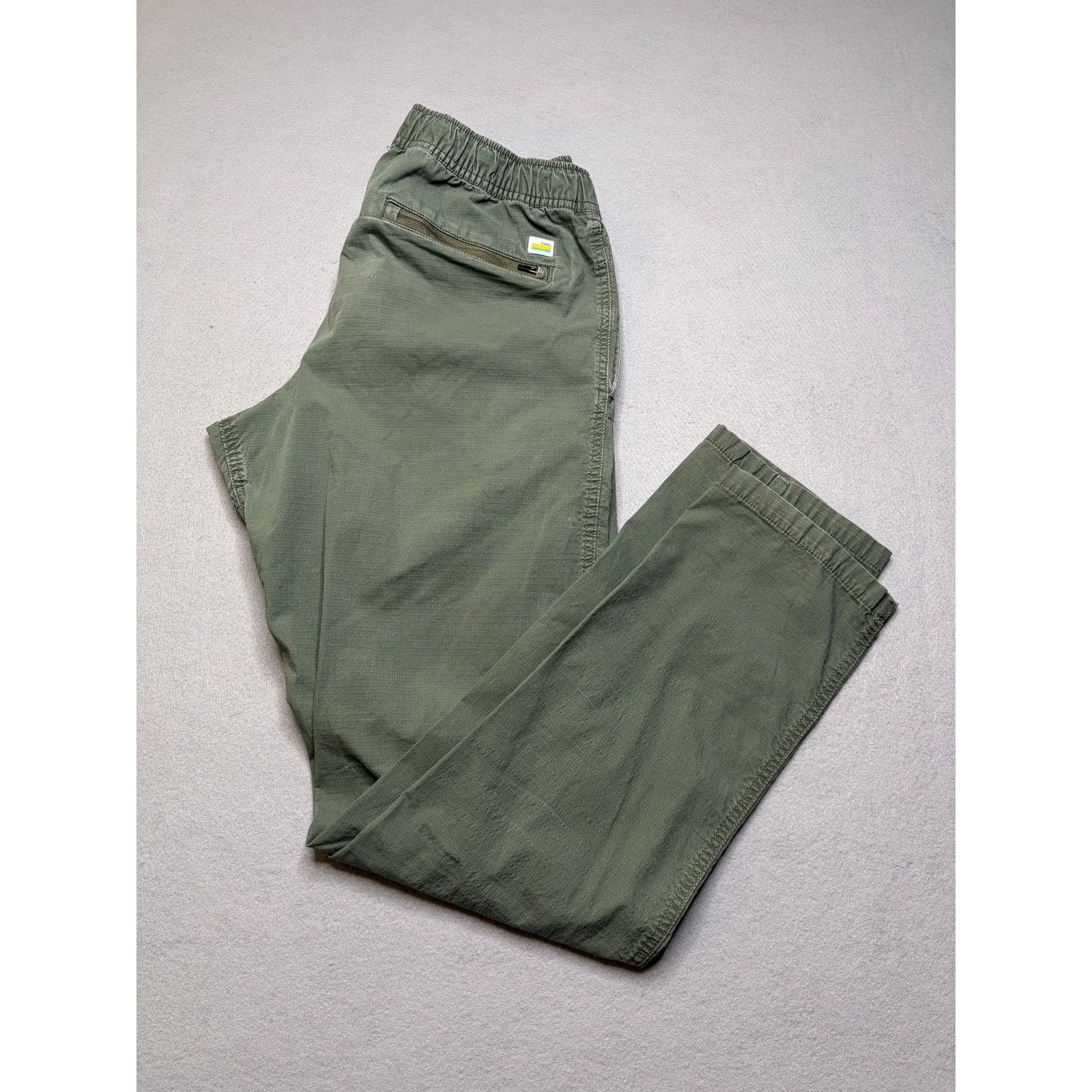 Vuori Vuori Men’s Small Green Ripstop Jogger Pants Drawstring Size US 26 / EU 42 - 8 Thumbnail