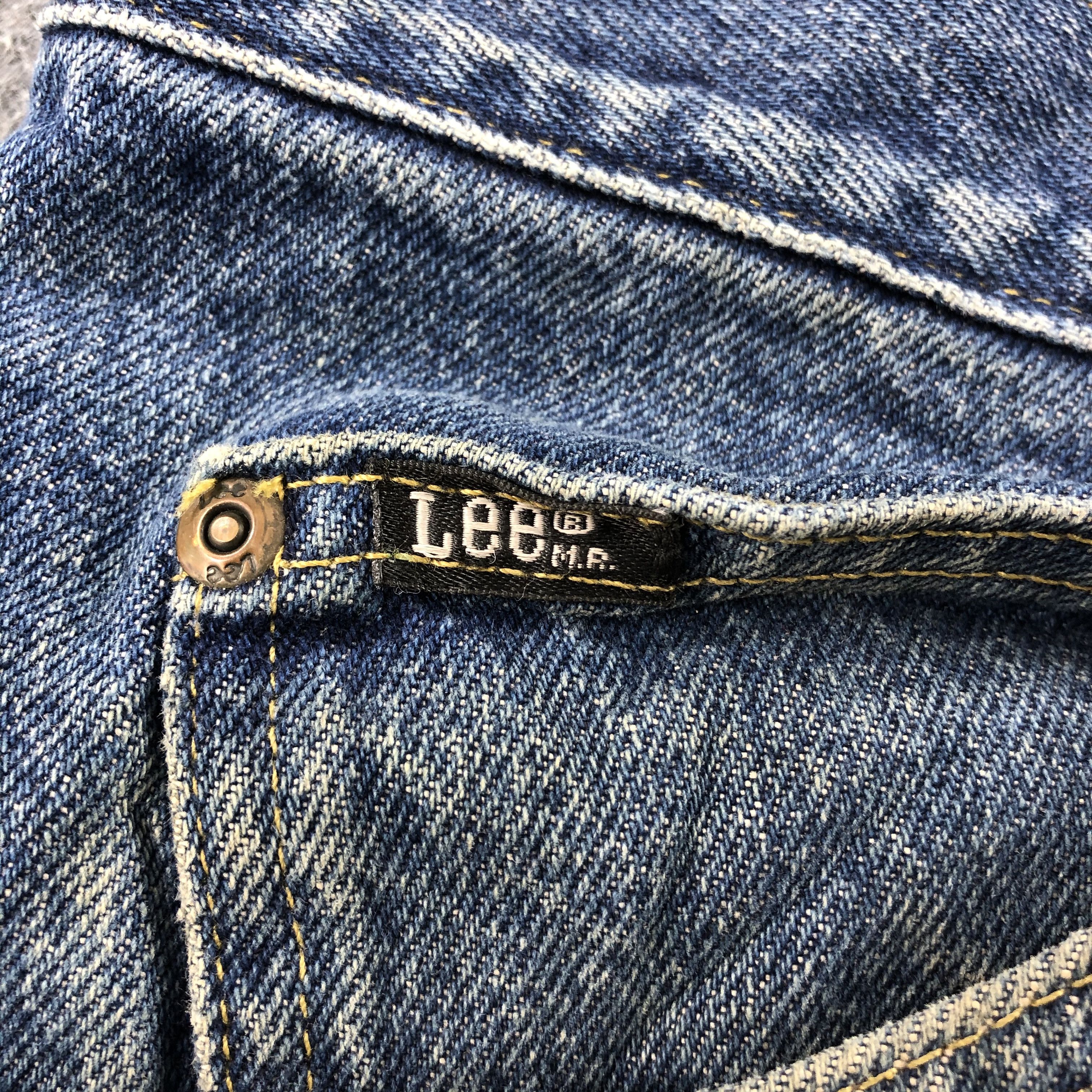 Lee Vintage Blue Wash Lee Jeans-J2142 Size US 34 / EU 50 - 9 Thumbnail