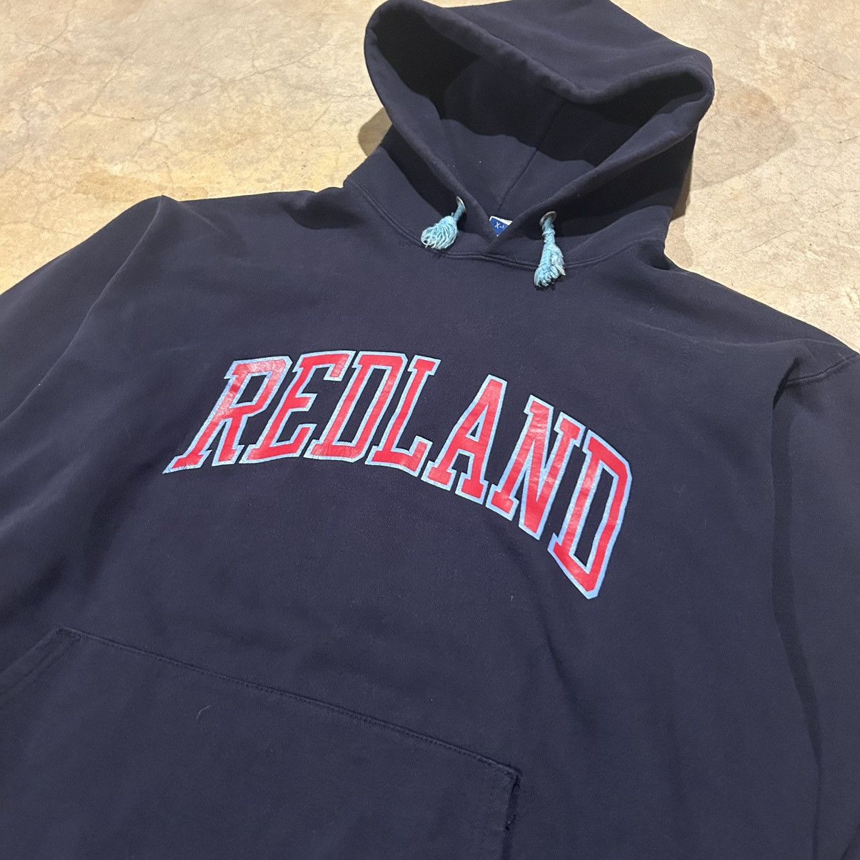 Champion × Vintage Crazy Vintage 90s Champion Redland College Logo Hoodie Size US XL / EU 56 / 4 - 3 Thumbnail