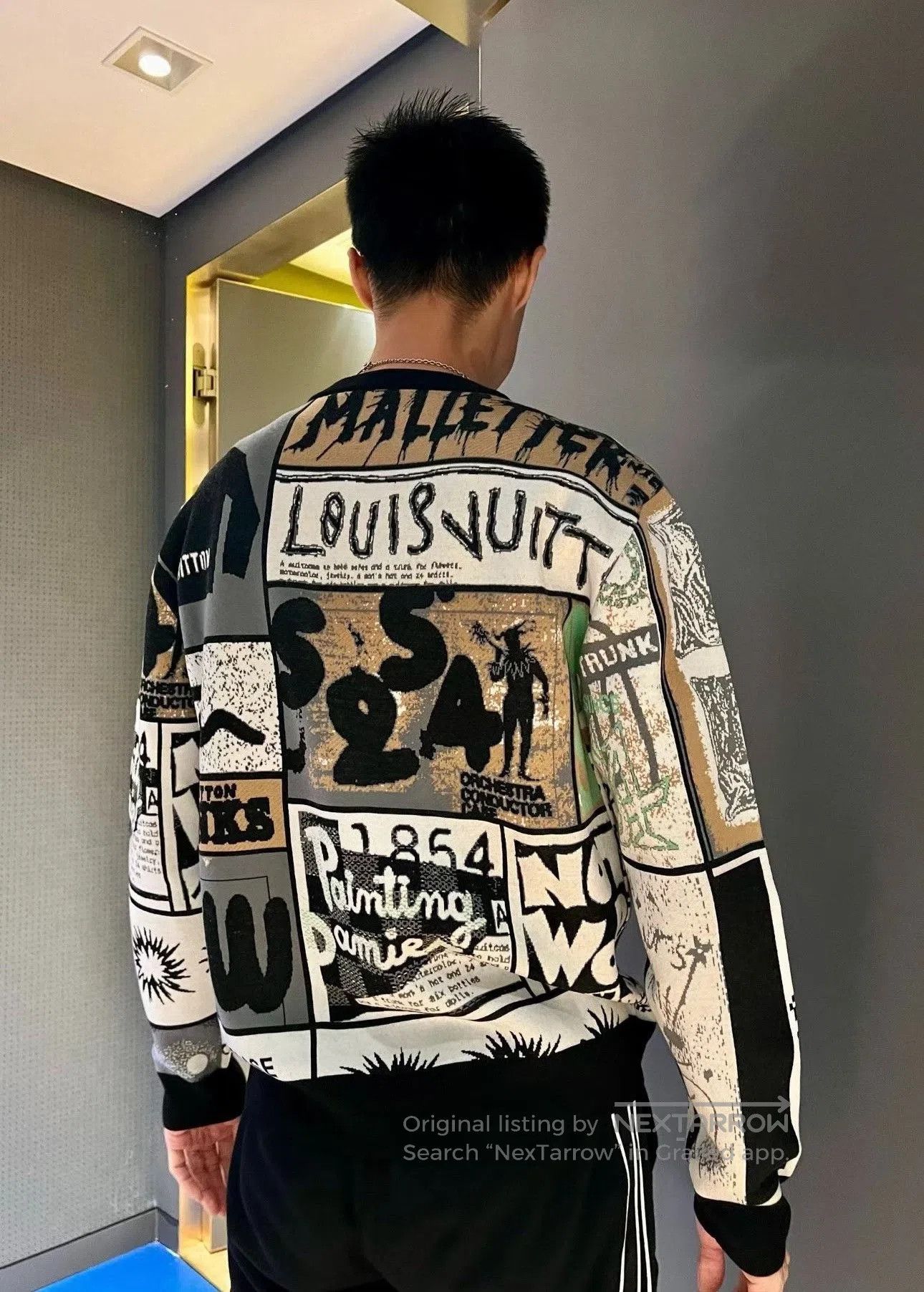 Louis Vuitton Louis Vuitton Graffiti Patchwork Jacquard Sweater. Size US M / EU 48-50 / 2 - 4 Thumbnail