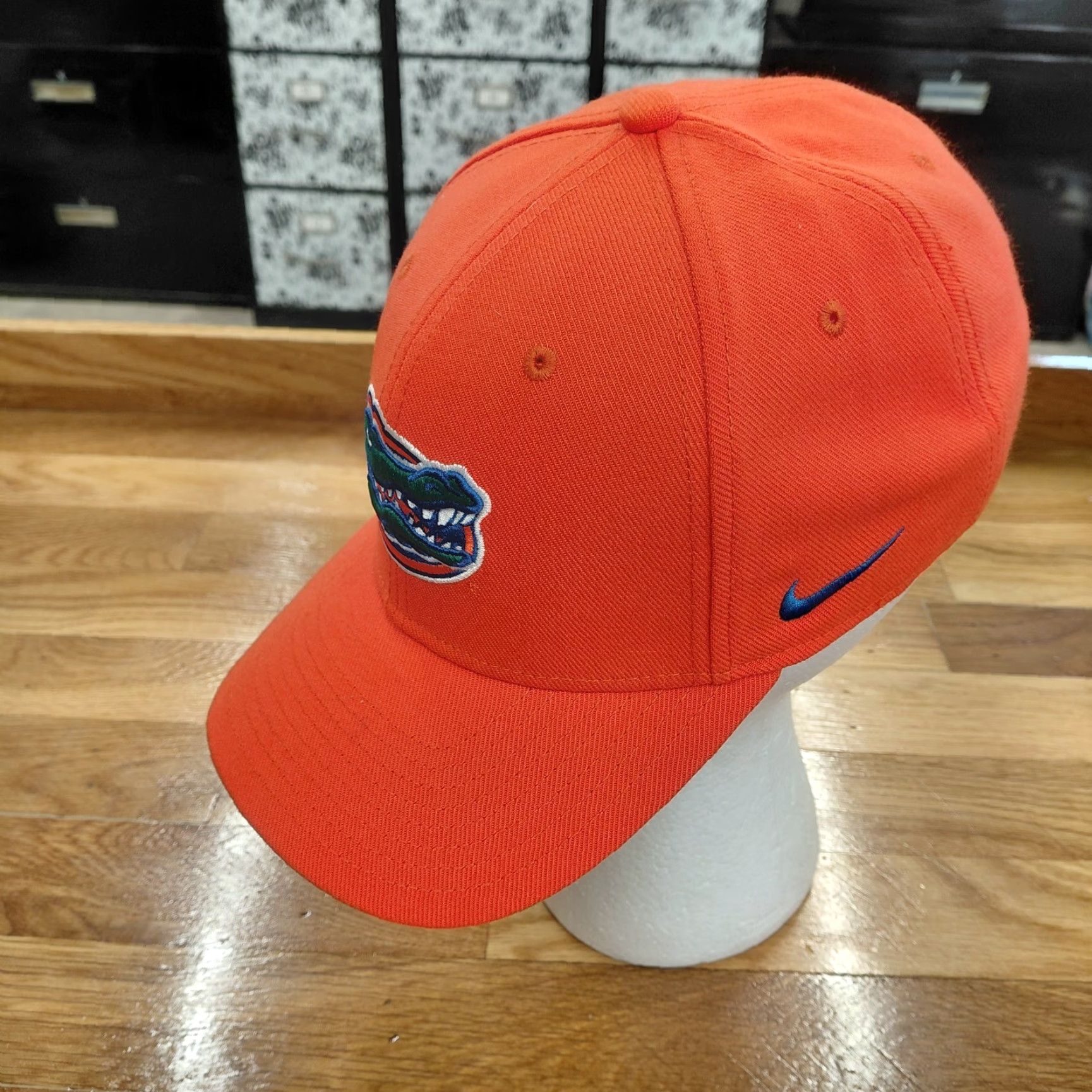 Nike Nike Florida Gators Cap Baseball Hat OSFM Orange Stretch Back Embroidered Football Men Size ONE SIZE - 2 Thumbnail