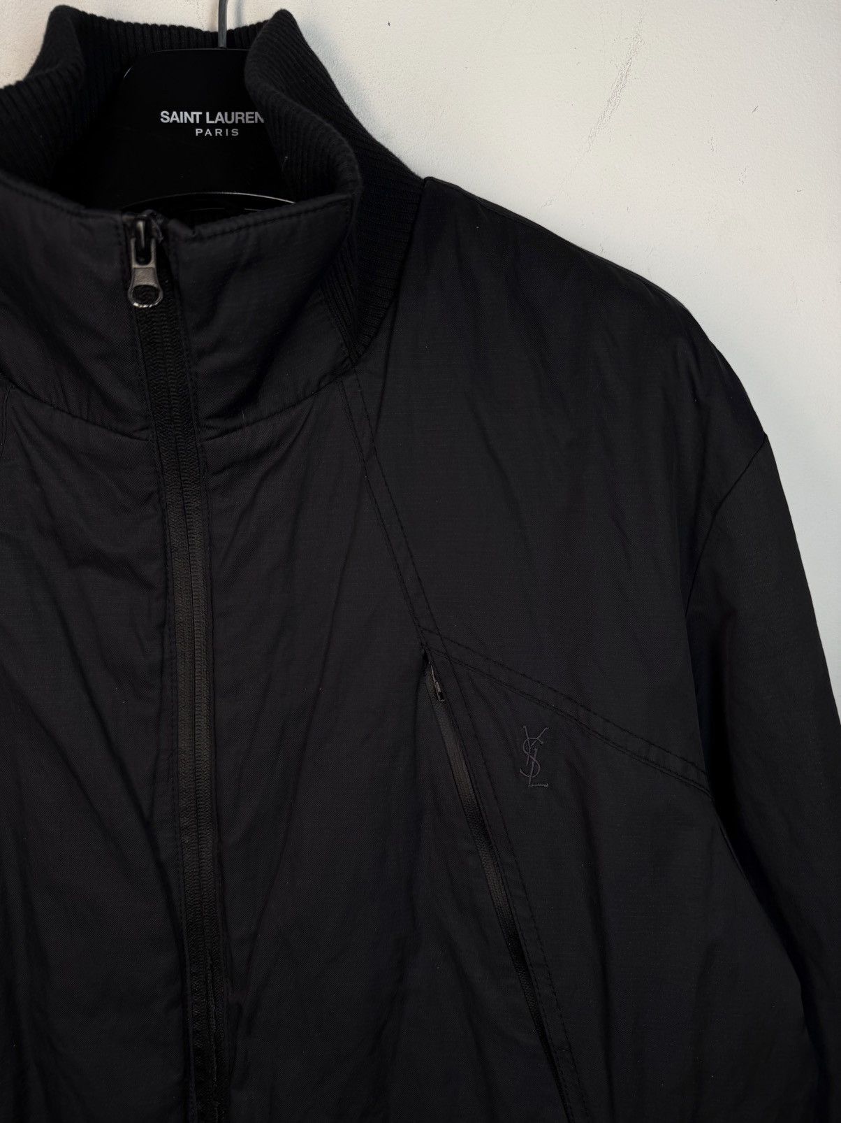 Yves Saint Laurent Warm YSL Jacket Black Padded Long Parka Vintage y2k Size US M / EU 48-50 / 2 - 3 Thumbnail