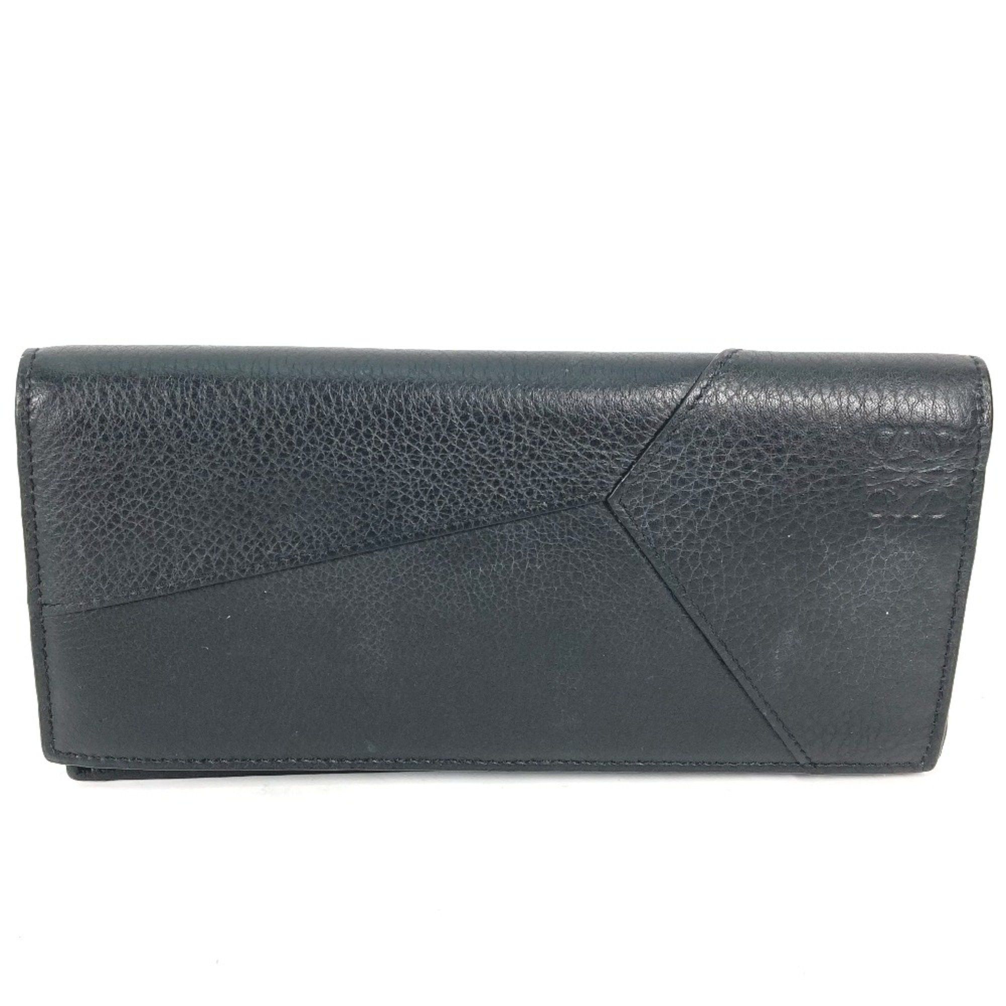 Loewe Loewe Long wallet Two fold Long Wallet Black Size ONE SIZE - 1 Thumbnail