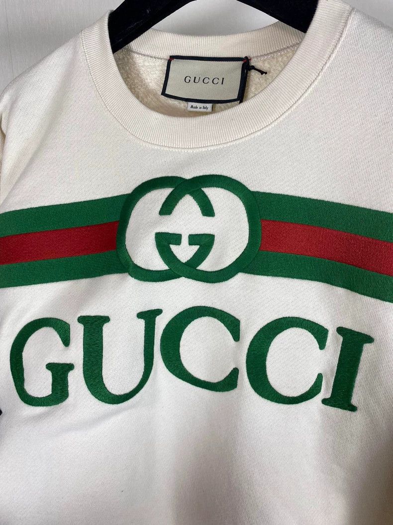 Gucci Gucci Double g embroidered sweatshirt 2501-Nextarrow Size US XXS / EU 40 - 6 Thumbnail