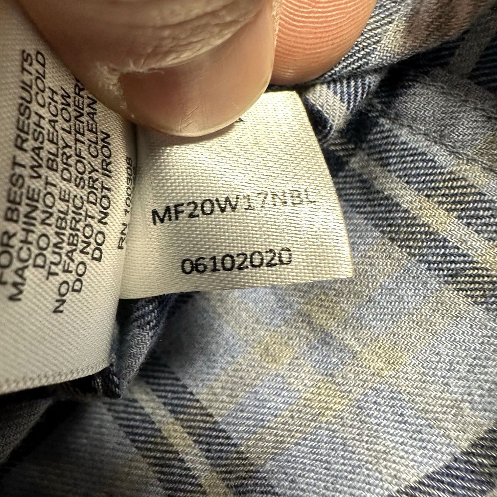 Peter Millar VINTAGE Peter Millar Gus Flannel Sport Shirt Mens M Blue Plaid Long Sleeve Button Down Size US M / EU 48-50 / 2 - 7 Thumbnail