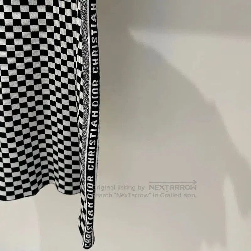 Thom Browne Thom Browne Black Checkered Bodycon Dress . Size S / US 4 / IT 40 - 3 Thumbnail